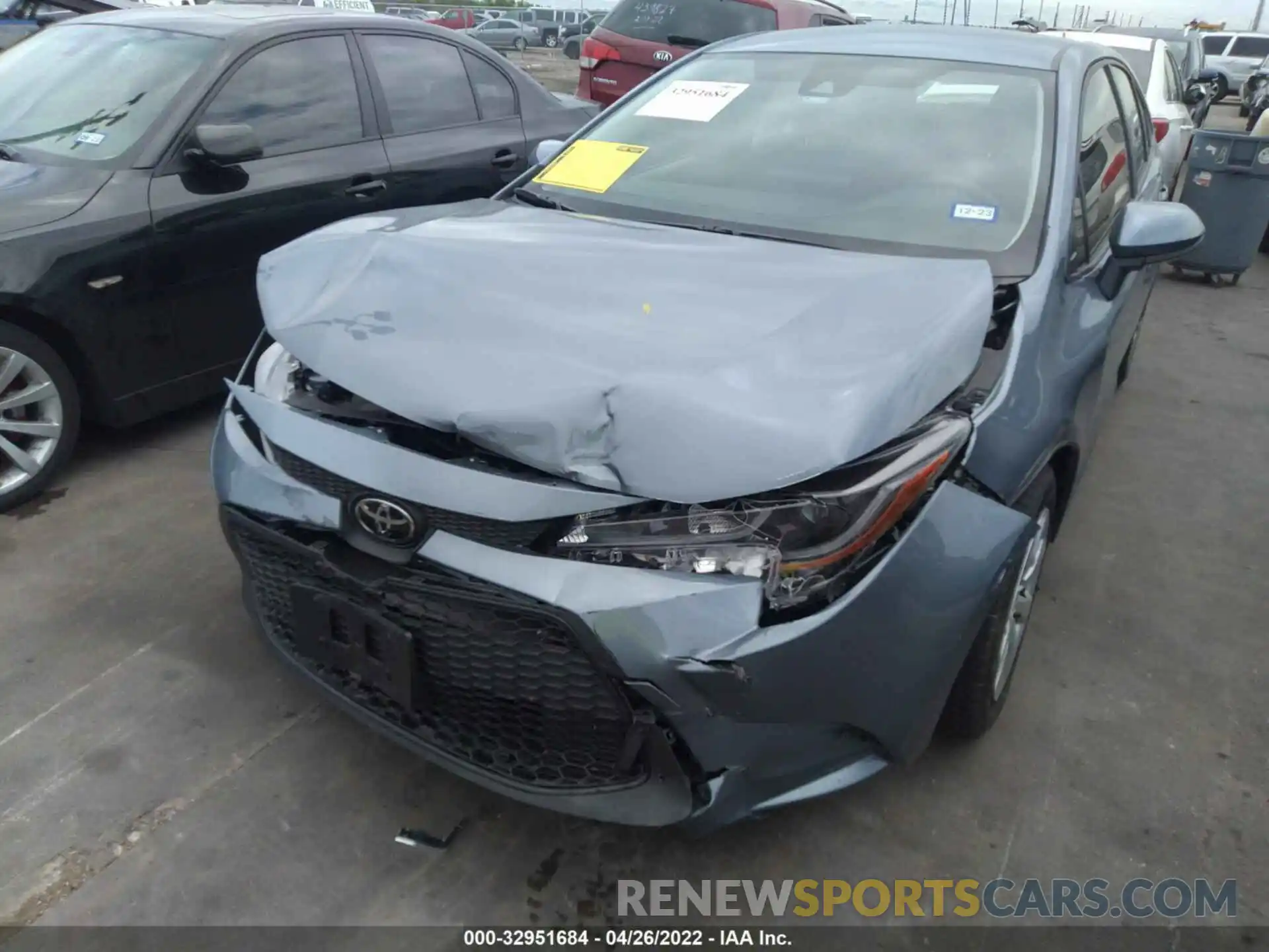 6 Photograph of a damaged car JTDEPMAE7NJ209482 TOYOTA COROLLA 2022