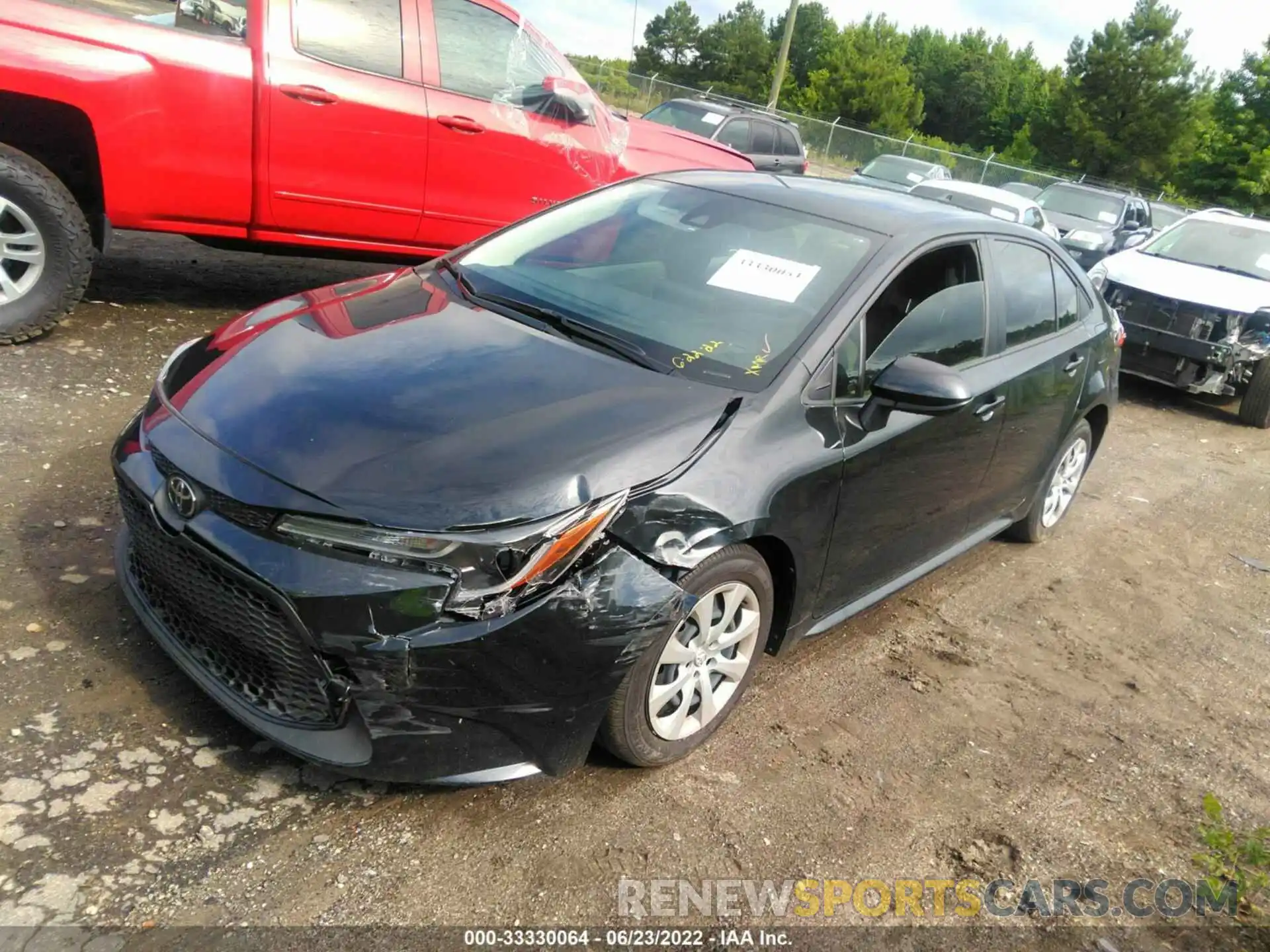 2 Photograph of a damaged car JTDEPMAE7NJ209885 TOYOTA COROLLA 2022