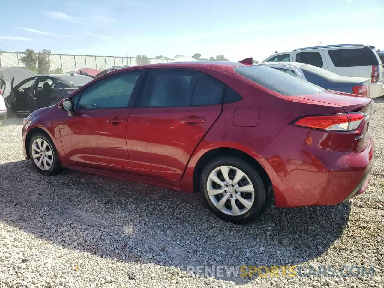 2 Photograph of a damaged car JTDEPMAE7NJ212172 TOYOTA COROLLA 2022
