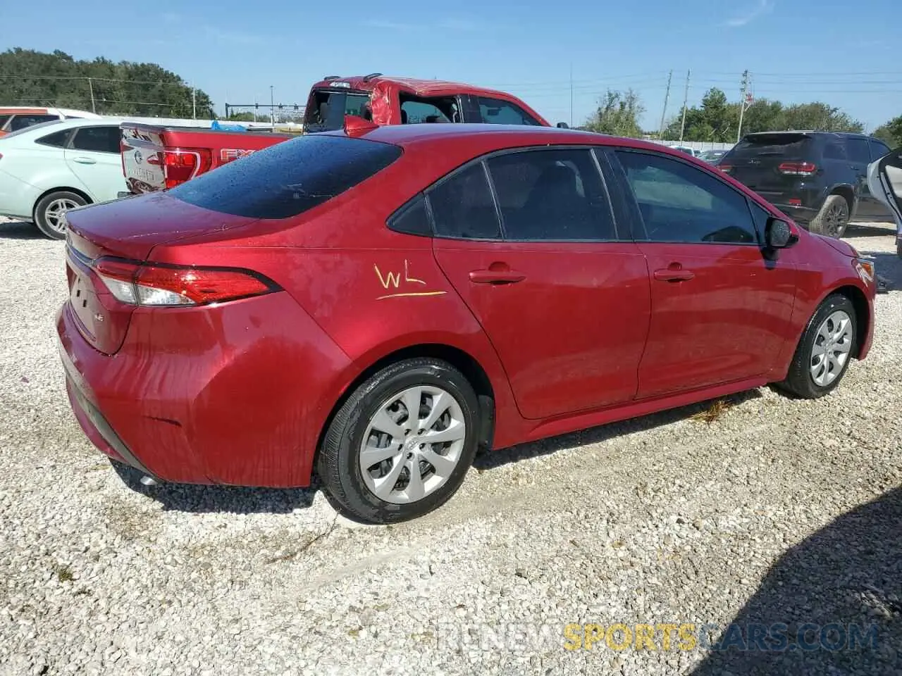 3 Photograph of a damaged car JTDEPMAE7NJ212172 TOYOTA COROLLA 2022