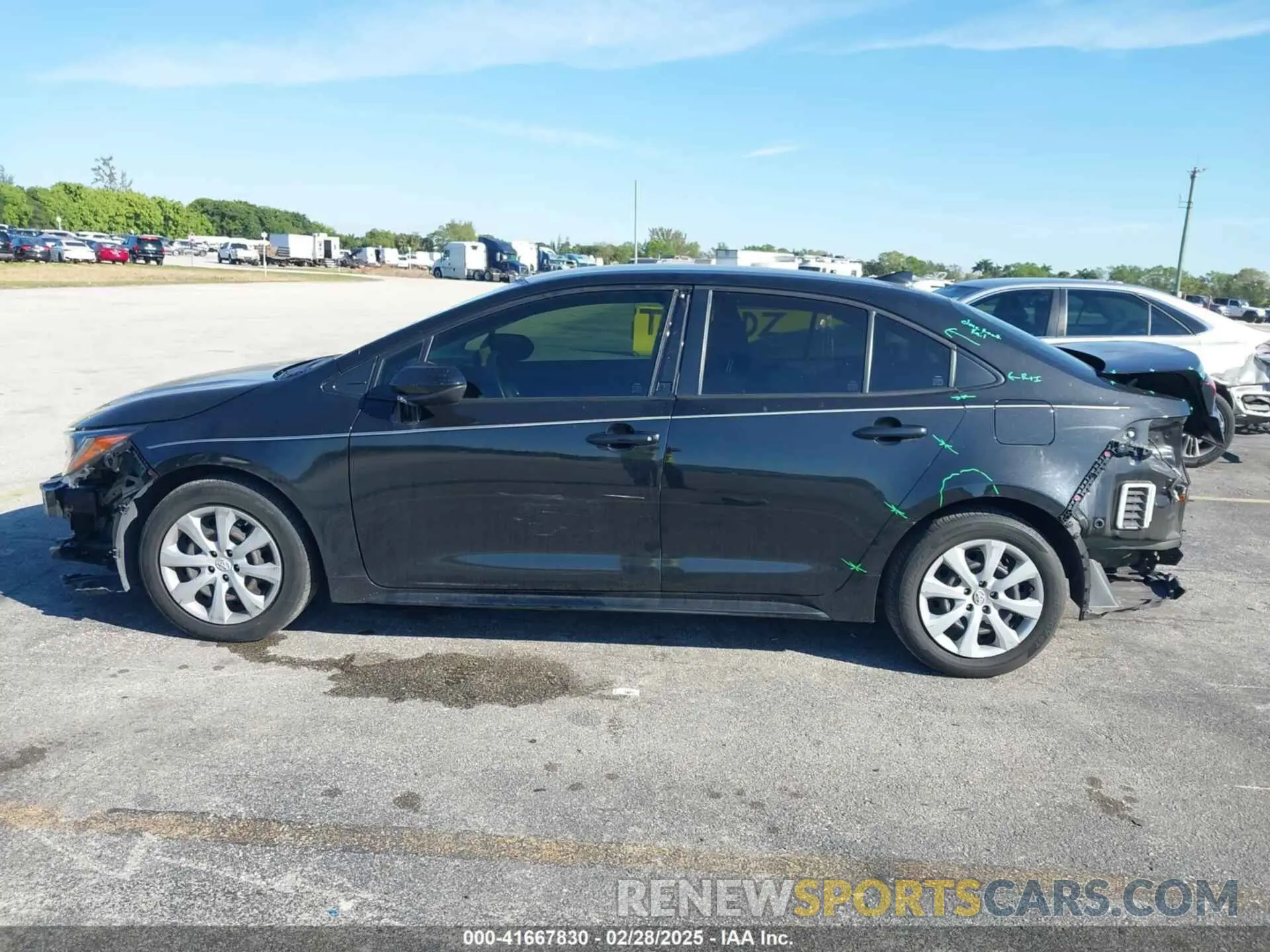 15 Photograph of a damaged car JTDEPMAE7NJ213760 TOYOTA COROLLA 2022