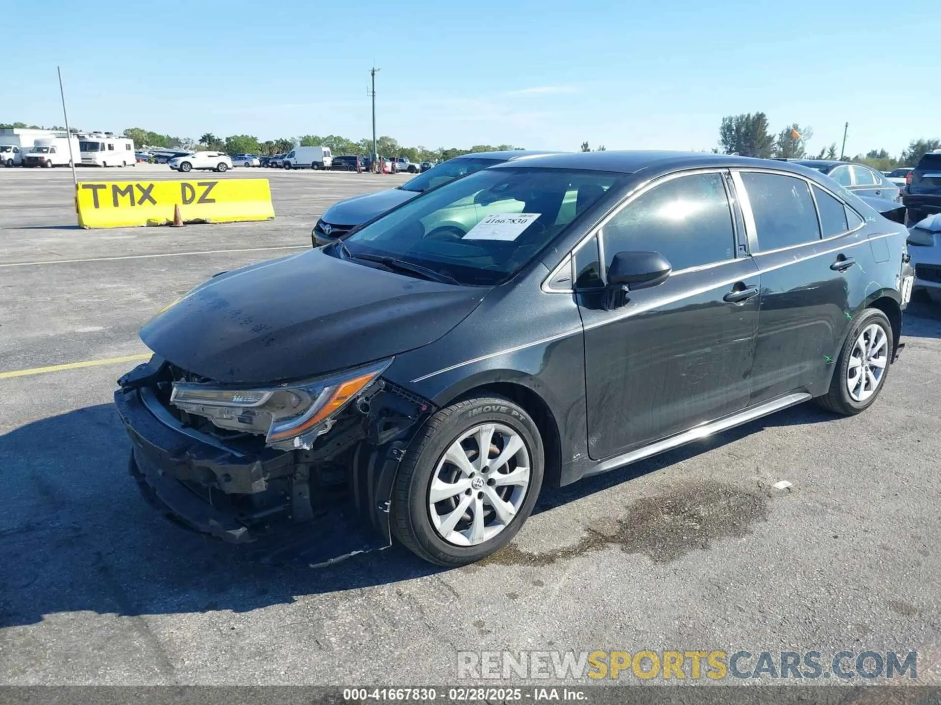 2 Photograph of a damaged car JTDEPMAE7NJ213760 TOYOTA COROLLA 2022