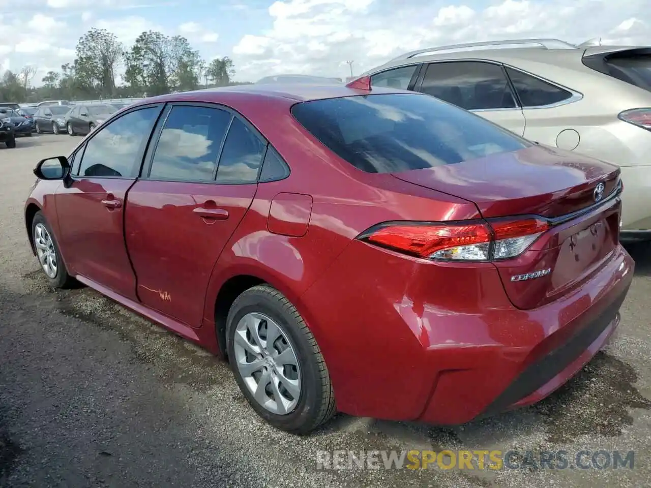 3 Photograph of a damaged car JTDEPMAE7NJ216948 TOYOTA COROLLA 2022