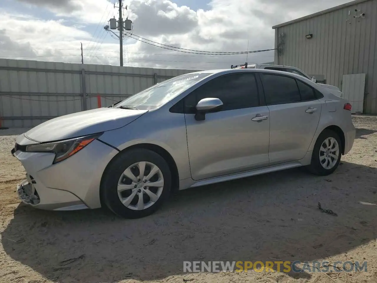 1 Photograph of a damaged car JTDEPMAE7NJ217047 TOYOTA COROLLA 2022