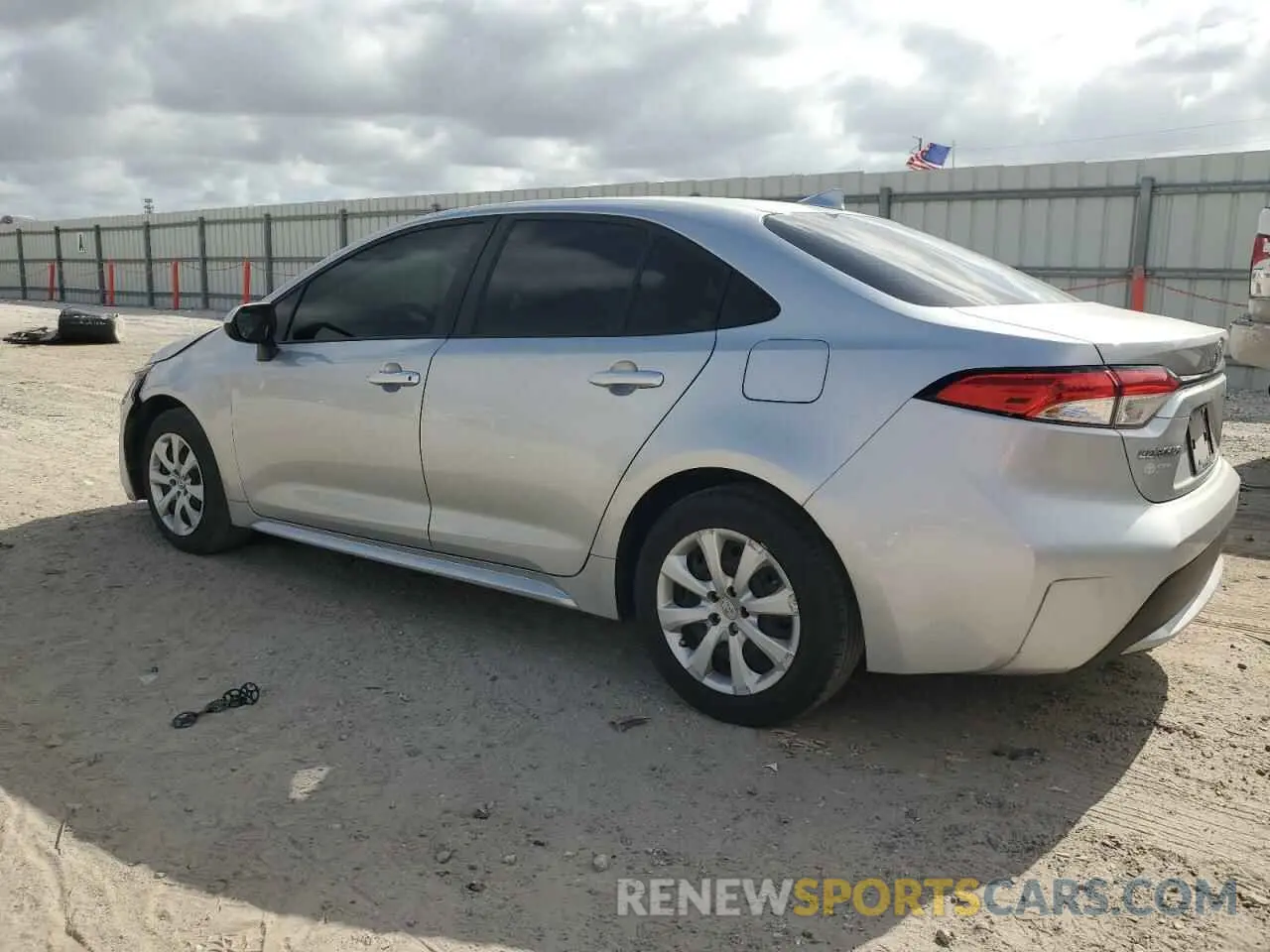 2 Photograph of a damaged car JTDEPMAE7NJ217047 TOYOTA COROLLA 2022