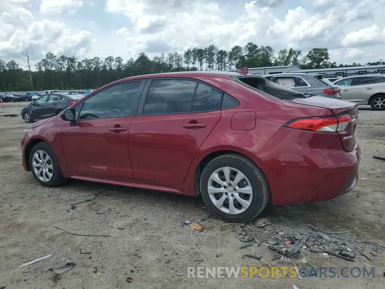 2 Photograph of a damaged car JTDEPMAE7NJ219221 TOYOTA COROLLA 2022