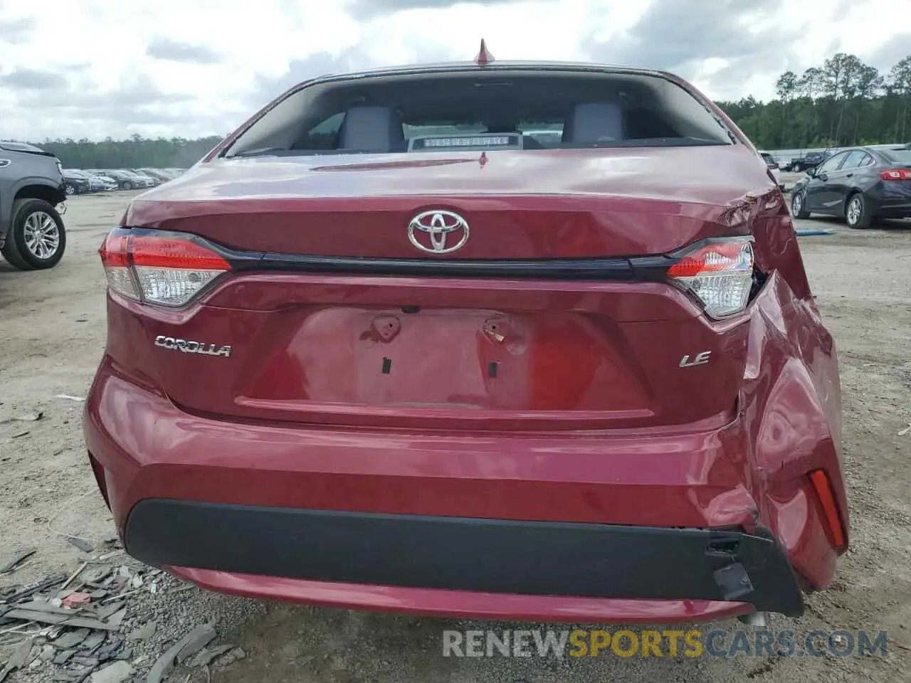 6 Photograph of a damaged car JTDEPMAE7NJ219221 TOYOTA COROLLA 2022