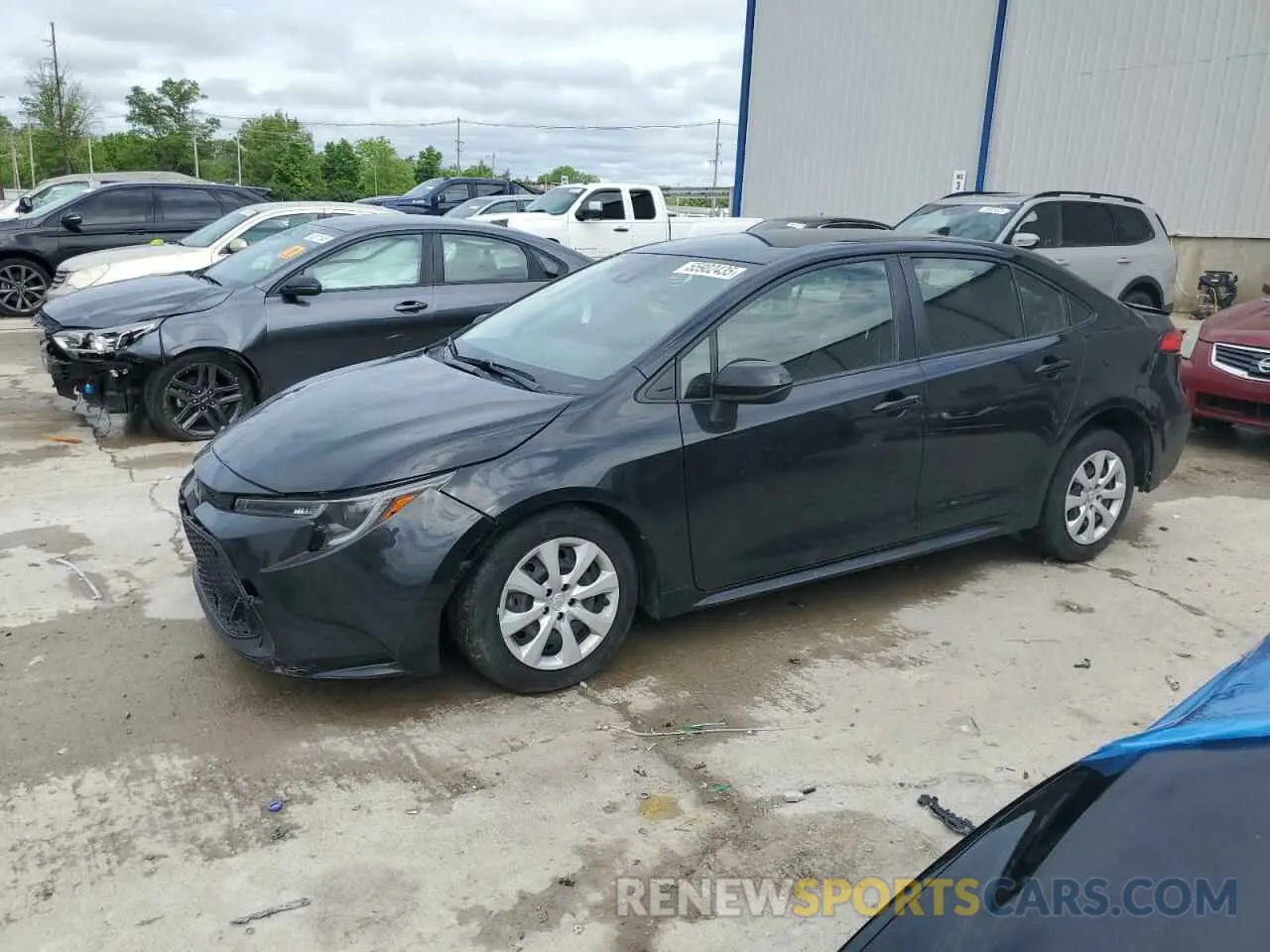 1 Photograph of a damaged car JTDEPMAE7NJ221065 TOYOTA COROLLA 2022