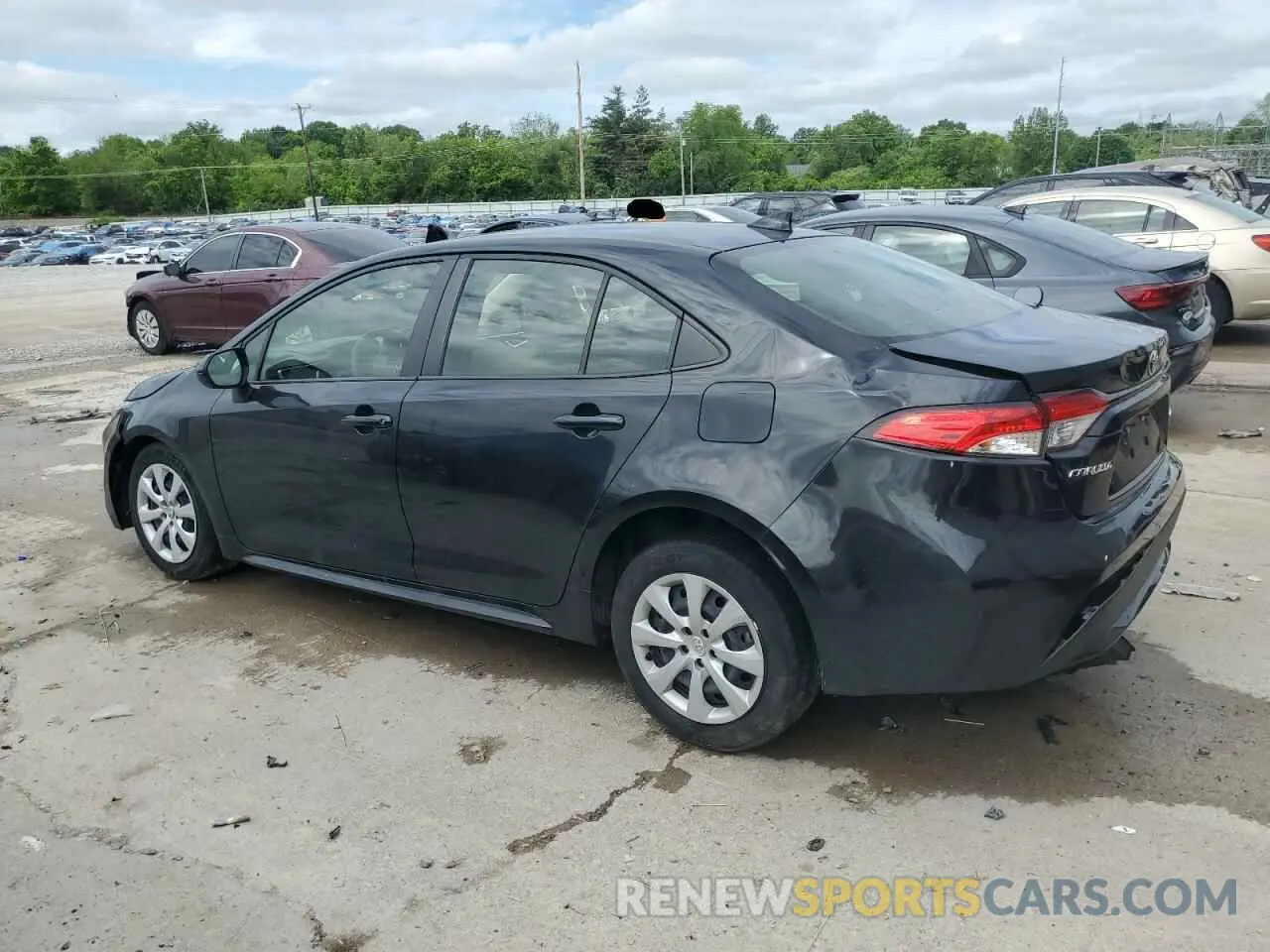 2 Photograph of a damaged car JTDEPMAE7NJ221065 TOYOTA COROLLA 2022