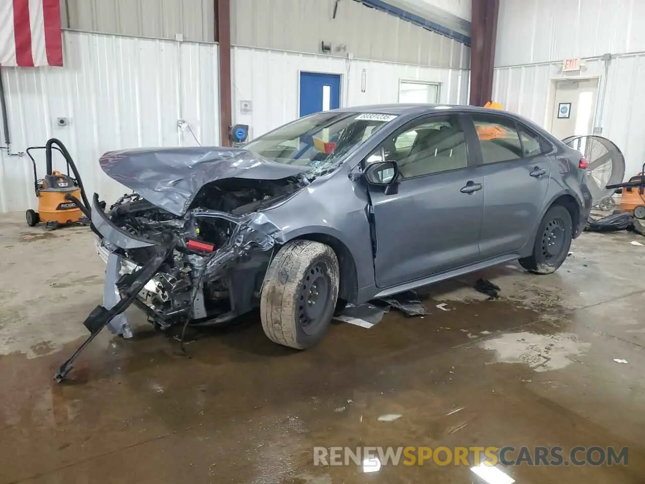 1 Photograph of a damaged car JTDEPMAE8N3003785 TOYOTA COROLLA 2022