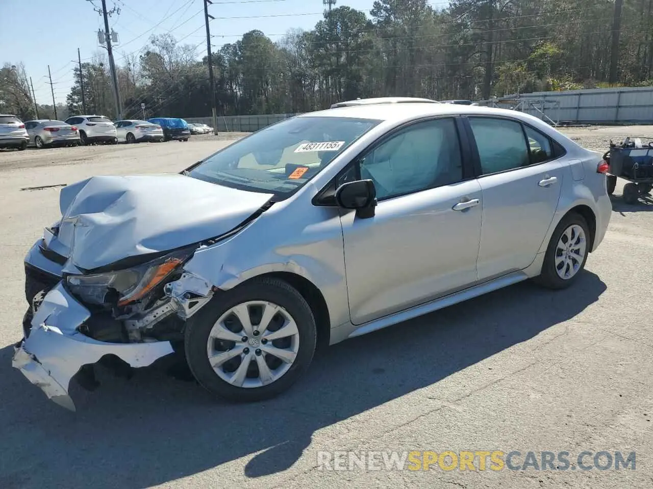 1 Photograph of a damaged car JTDEPMAE8N3021803 TOYOTA COROLLA 2022