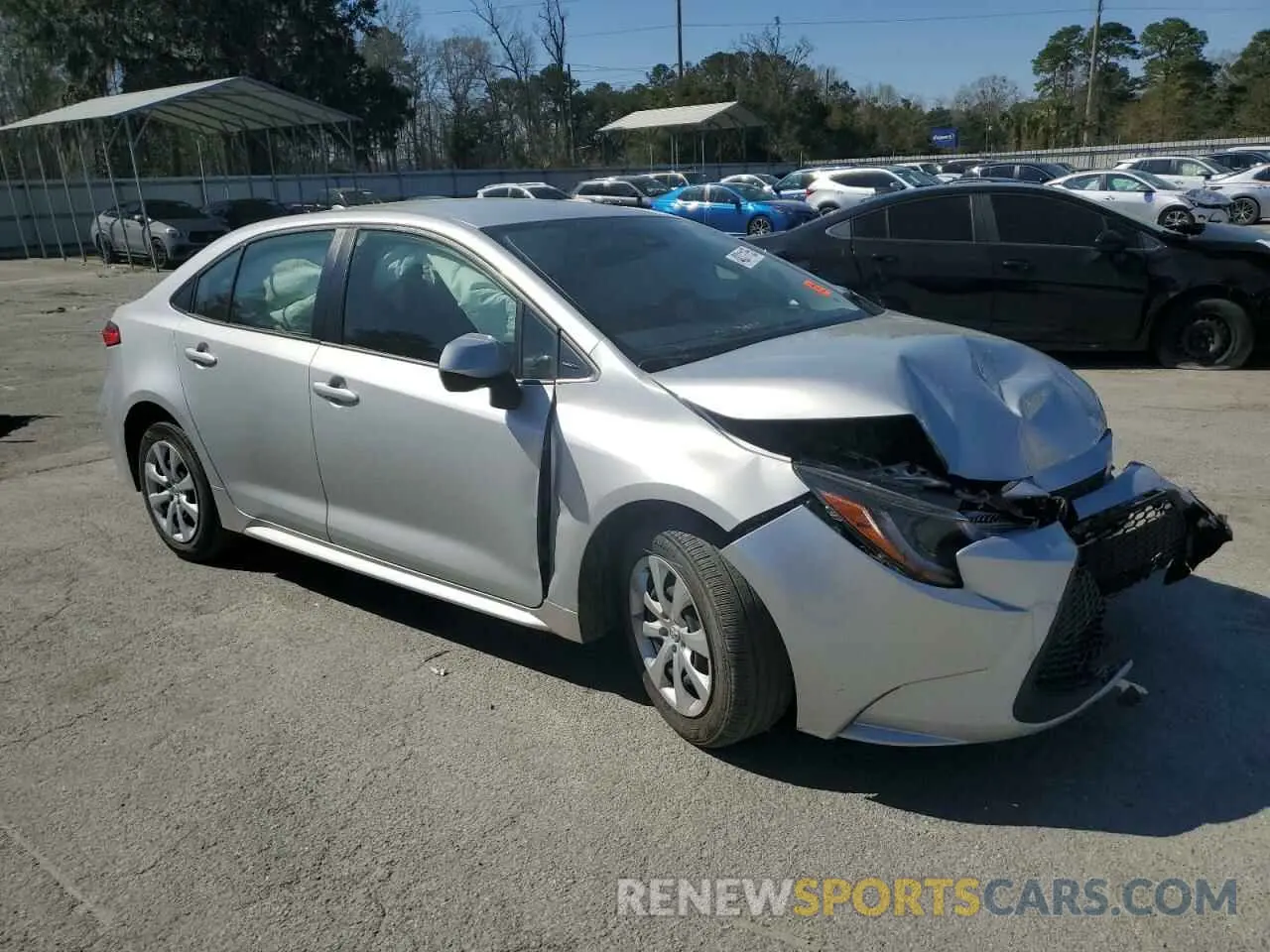 4 Photograph of a damaged car JTDEPMAE8N3021803 TOYOTA COROLLA 2022