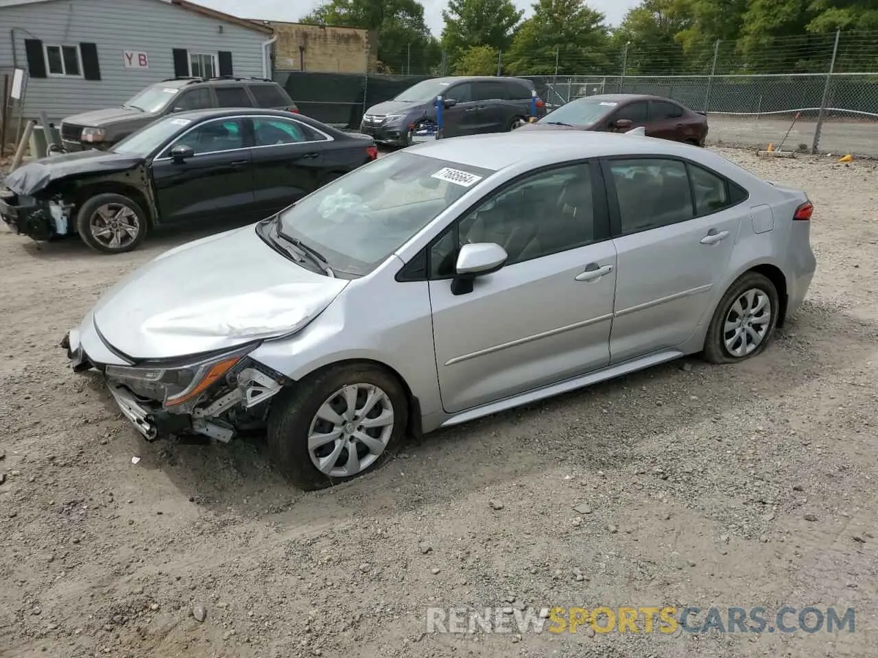 1 Photograph of a damaged car JTDEPMAE8N3034020 TOYOTA COROLLA 2022