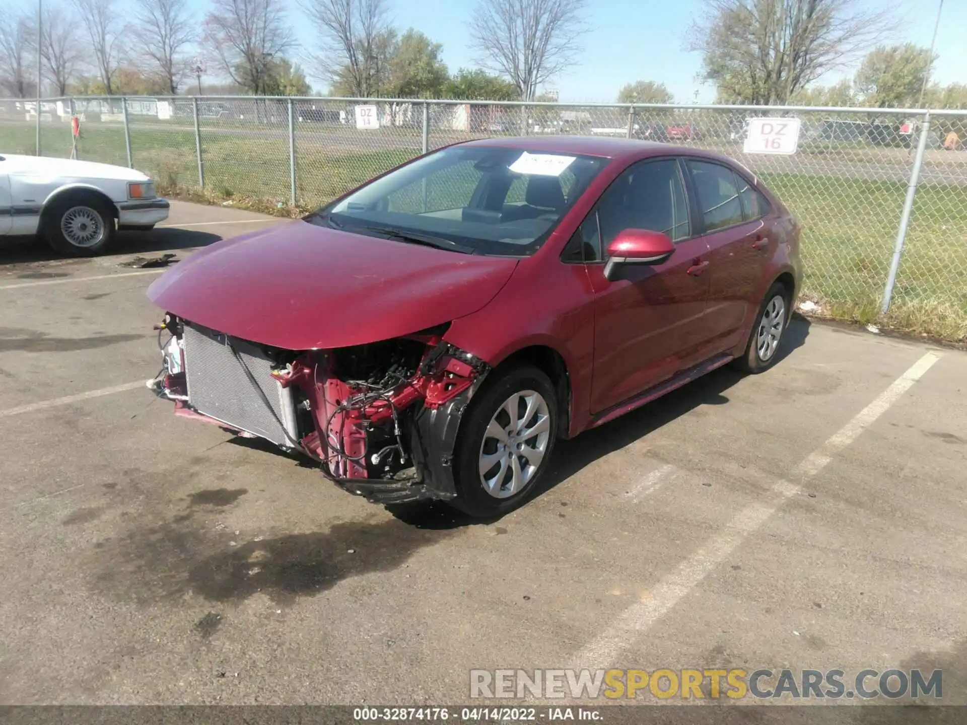 2 Photograph of a damaged car JTDEPMAE8NJ191591 TOYOTA COROLLA 2022