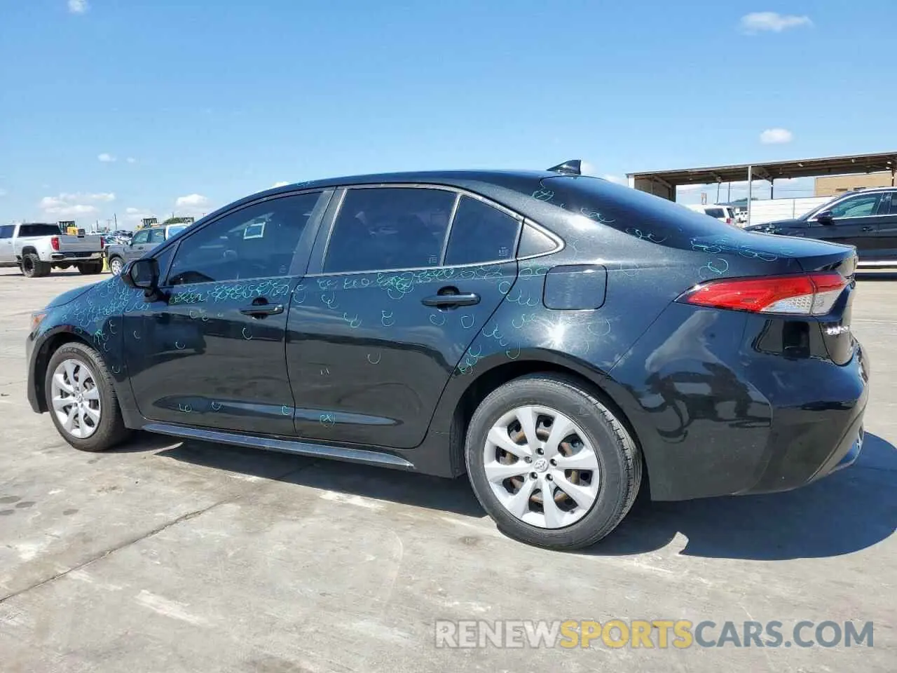 2 Photograph of a damaged car JTDEPMAE8NJ191817 TOYOTA COROLLA 2022