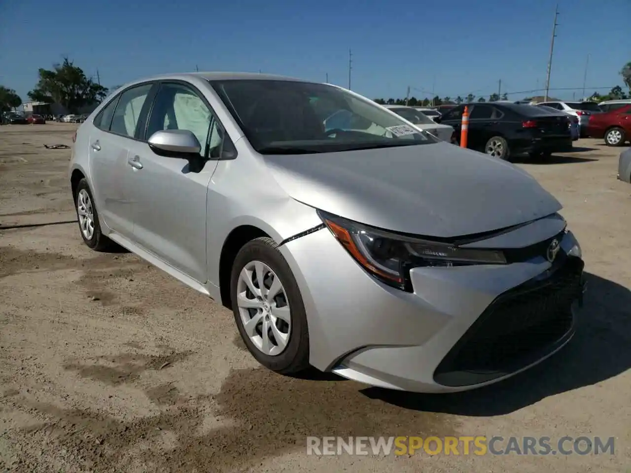 1 Photograph of a damaged car JTDEPMAE8NJ192806 TOYOTA COROLLA 2022