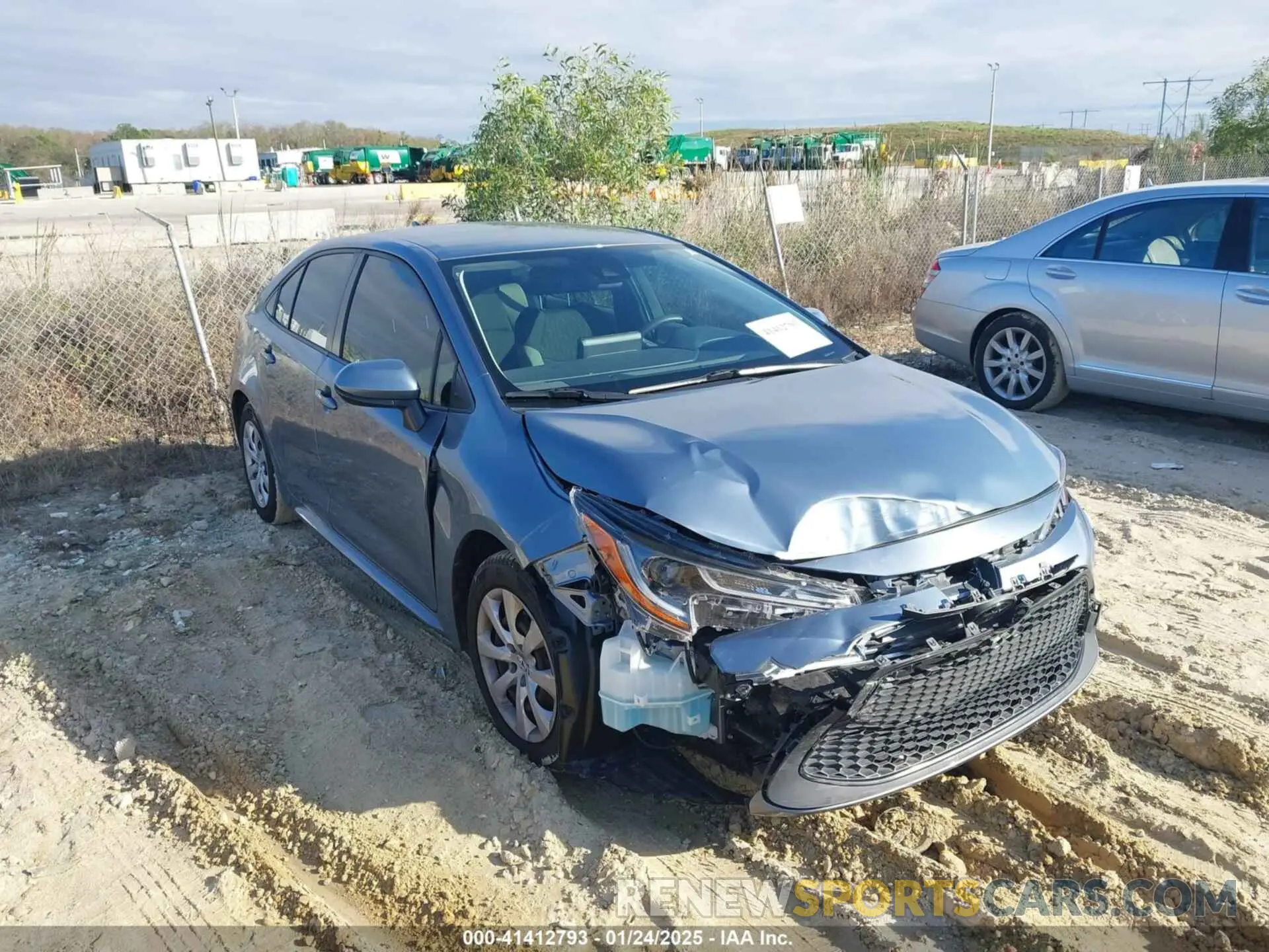 1 Photograph of a damaged car JTDEPMAE8NJ193633 TOYOTA COROLLA 2022