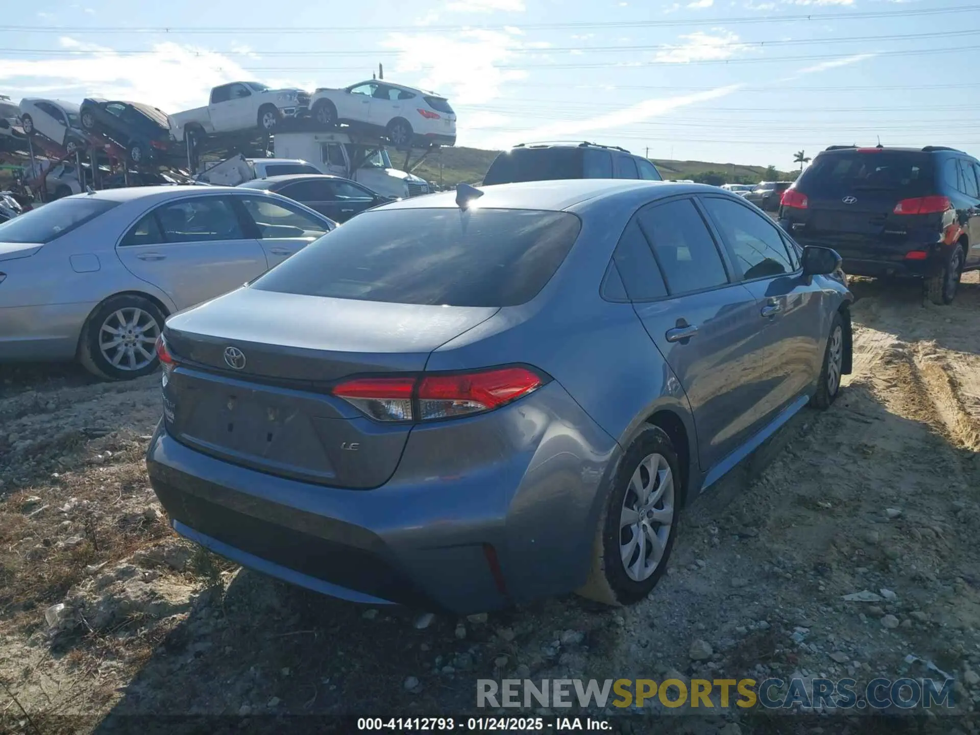 4 Photograph of a damaged car JTDEPMAE8NJ193633 TOYOTA COROLLA 2022