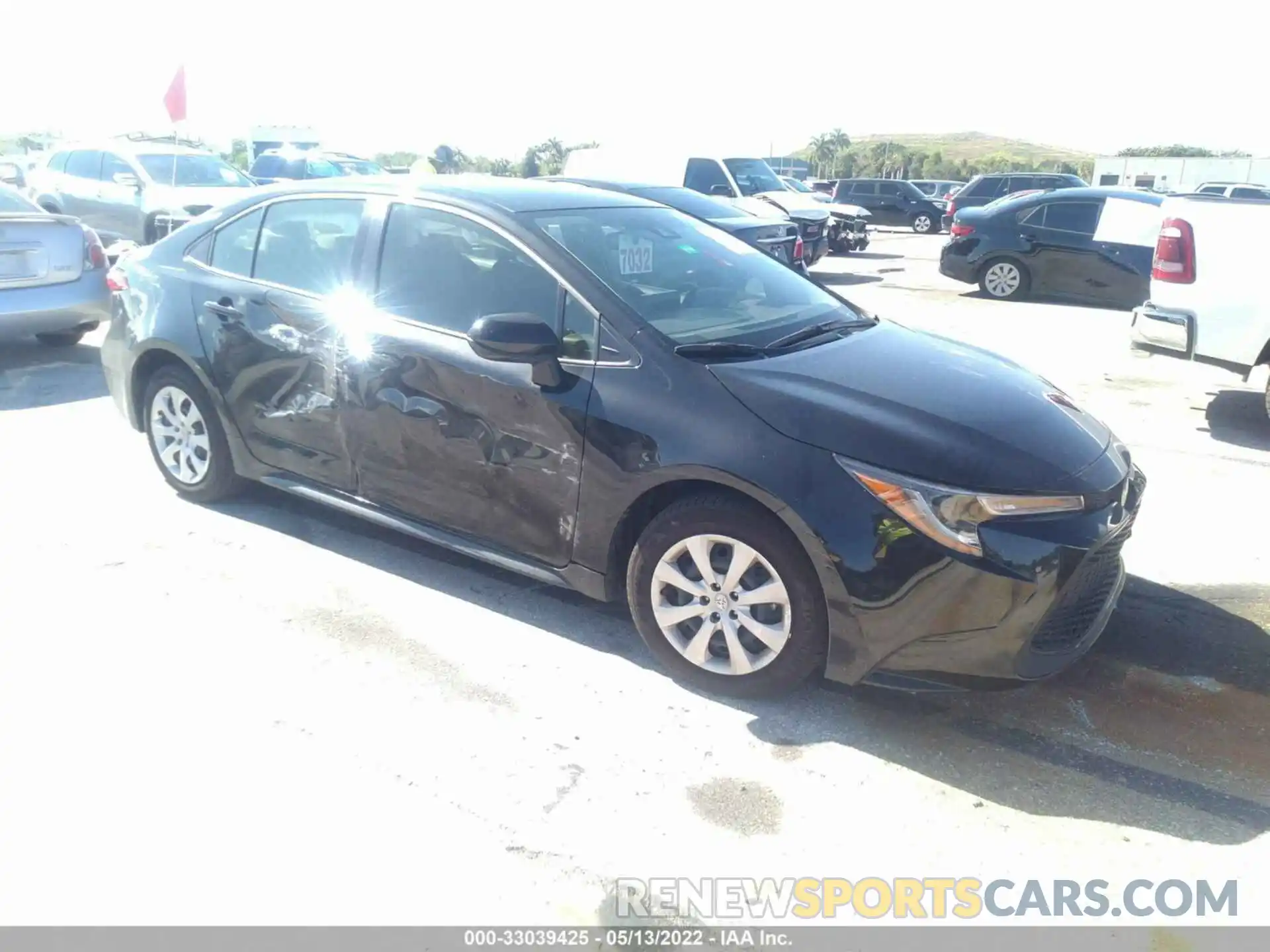 1 Photograph of a damaged car JTDEPMAE8NJ197455 TOYOTA COROLLA 2022