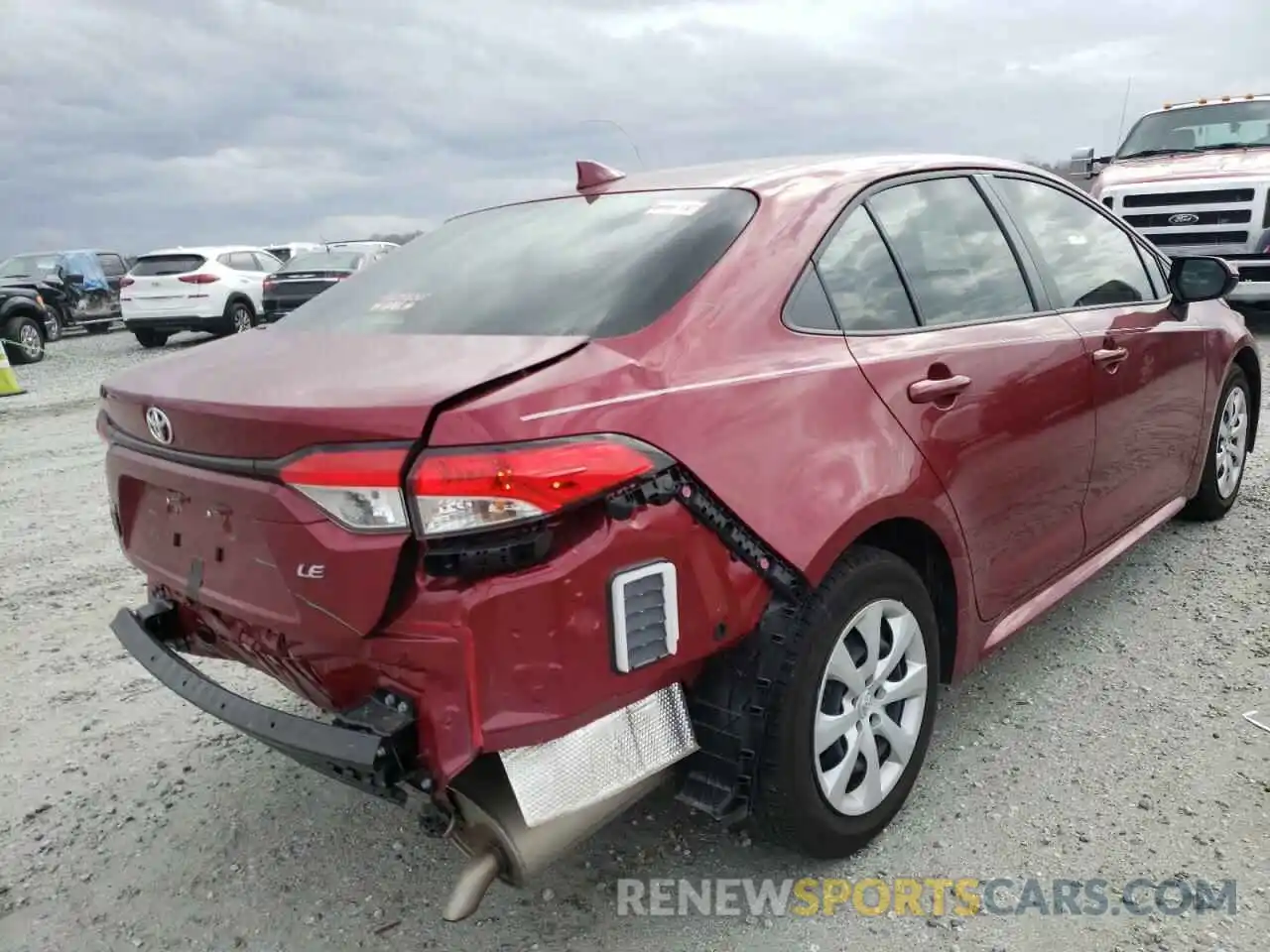 4 Photograph of a damaged car JTDEPMAE8NJ198699 TOYOTA COROLLA 2022