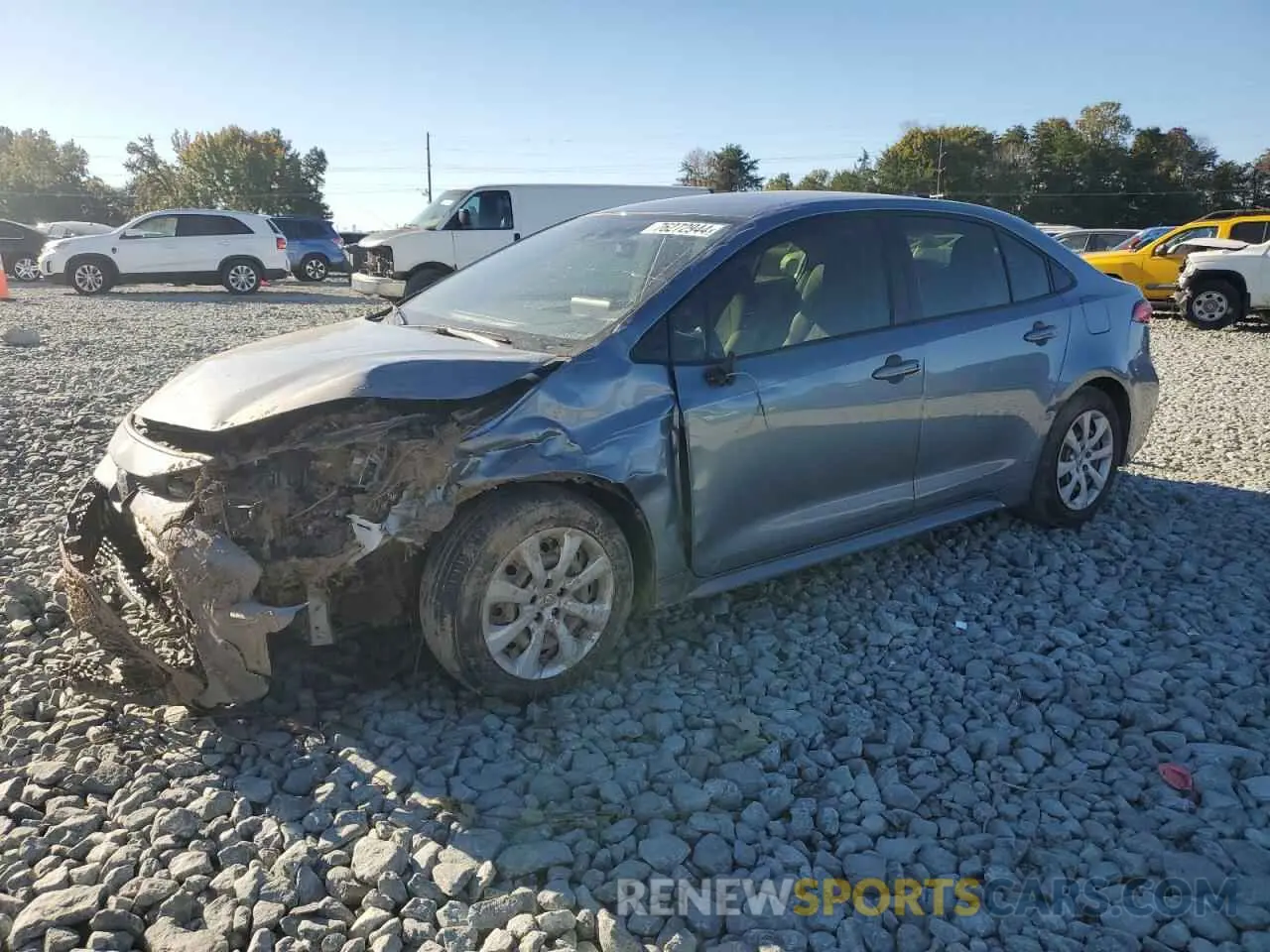 1 Photograph of a damaged car JTDEPMAE8NJ199061 TOYOTA COROLLA 2022
