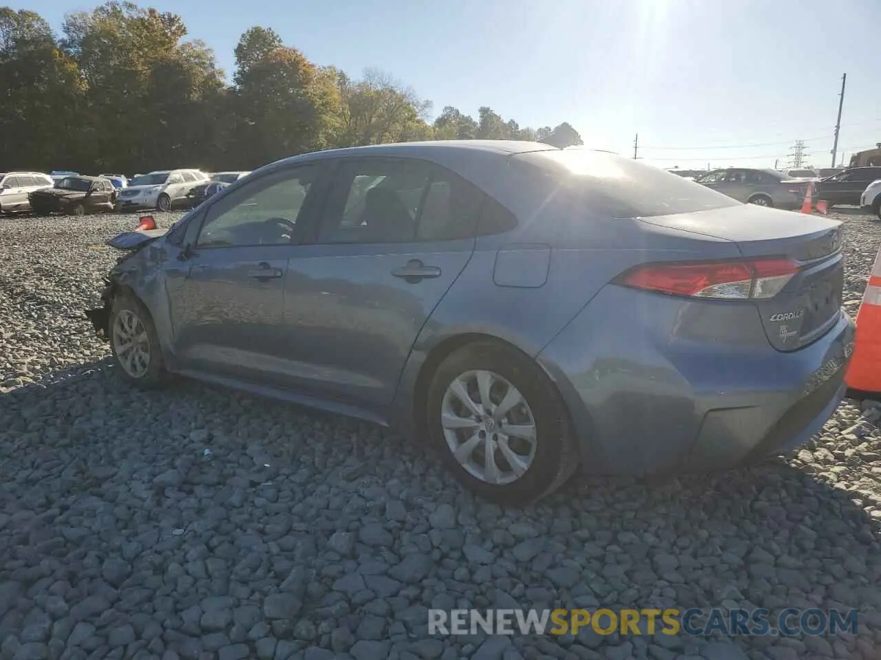 2 Photograph of a damaged car JTDEPMAE8NJ199061 TOYOTA COROLLA 2022