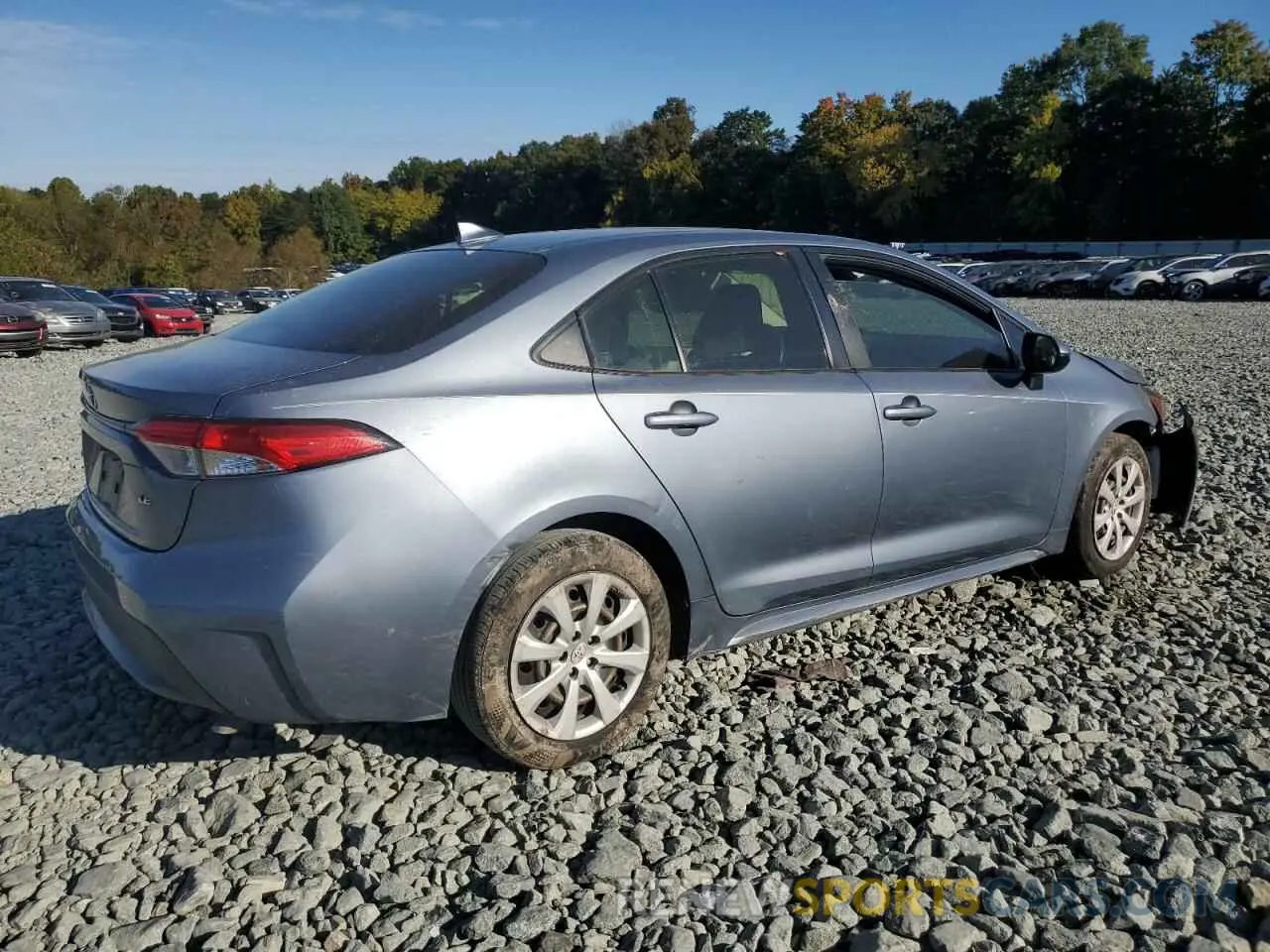 3 Photograph of a damaged car JTDEPMAE8NJ199061 TOYOTA COROLLA 2022