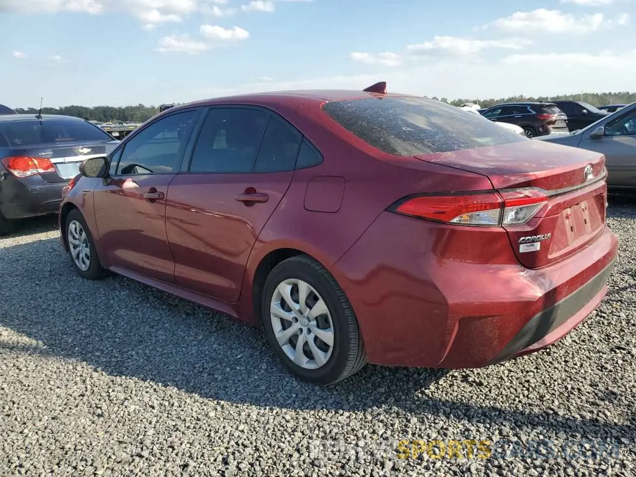 2 Photograph of a damaged car JTDEPMAE8NJ200371 TOYOTA COROLLA 2022