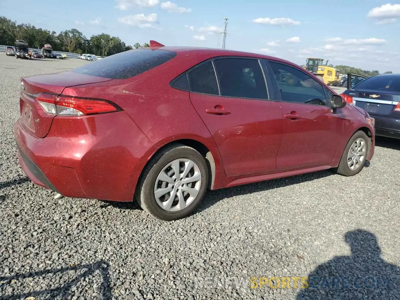 3 Photograph of a damaged car JTDEPMAE8NJ200371 TOYOTA COROLLA 2022