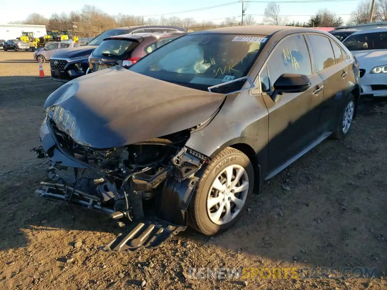 2 Photograph of a damaged car JTDEPMAE8NJ202346 TOYOTA COROLLA 2022