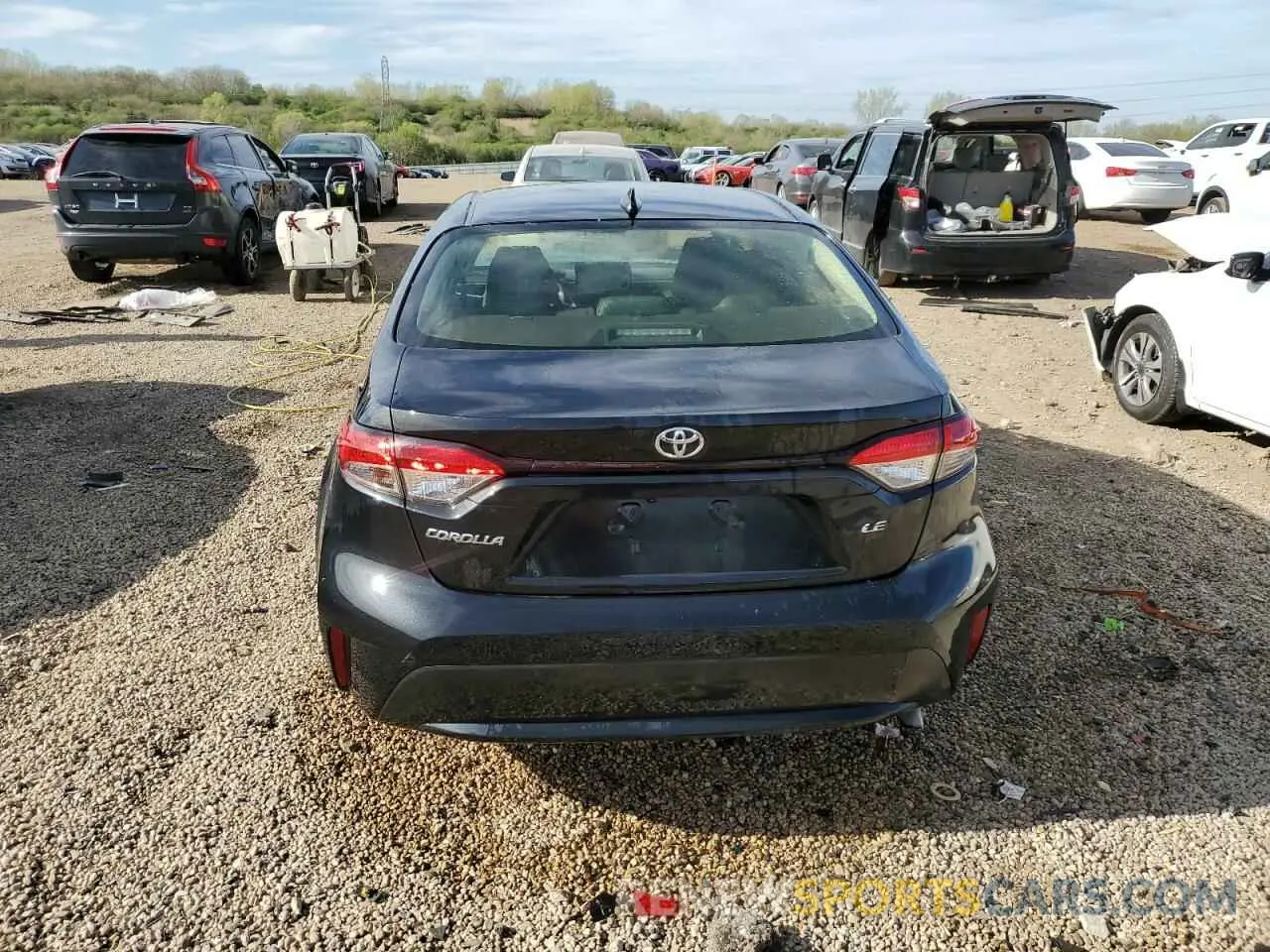 6 Photograph of a damaged car JTDEPMAE8NJ202766 TOYOTA COROLLA 2022