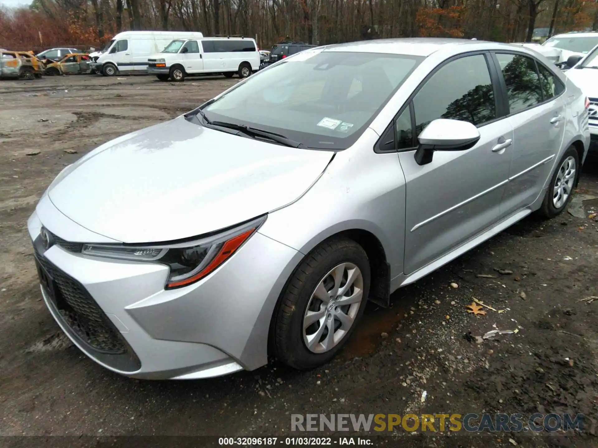 2 Photograph of a damaged car JTDEPMAE8NJ204145 TOYOTA COROLLA 2022