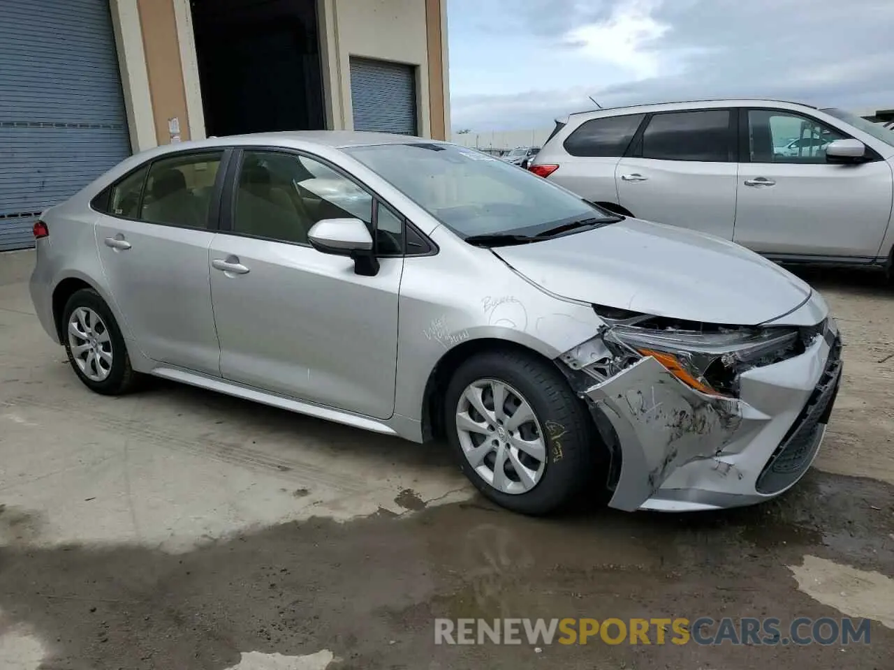 4 Photograph of a damaged car JTDEPMAE8NJ220314 TOYOTA COROLLA 2022