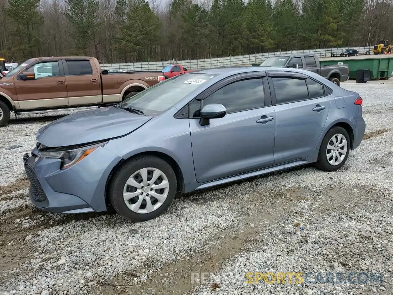 1 Photograph of a damaged car JTDEPMAE8NJ222208 TOYOTA COROLLA 2022