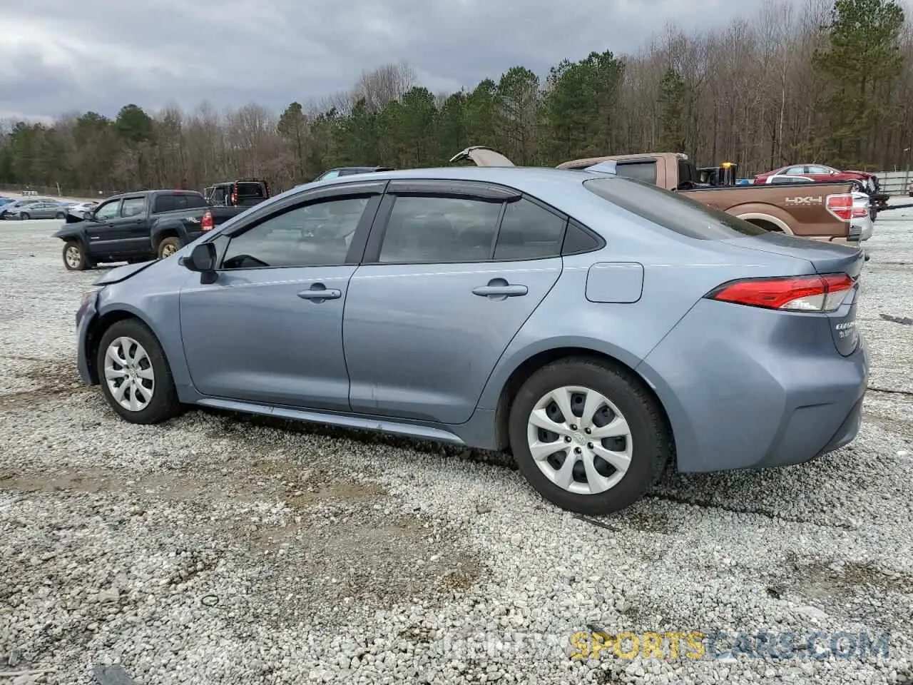 2 Photograph of a damaged car JTDEPMAE8NJ222208 TOYOTA COROLLA 2022