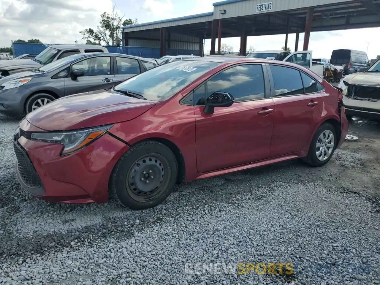 1 Photograph of a damaged car JTDEPMAE8NJ230194 TOYOTA COROLLA 2022