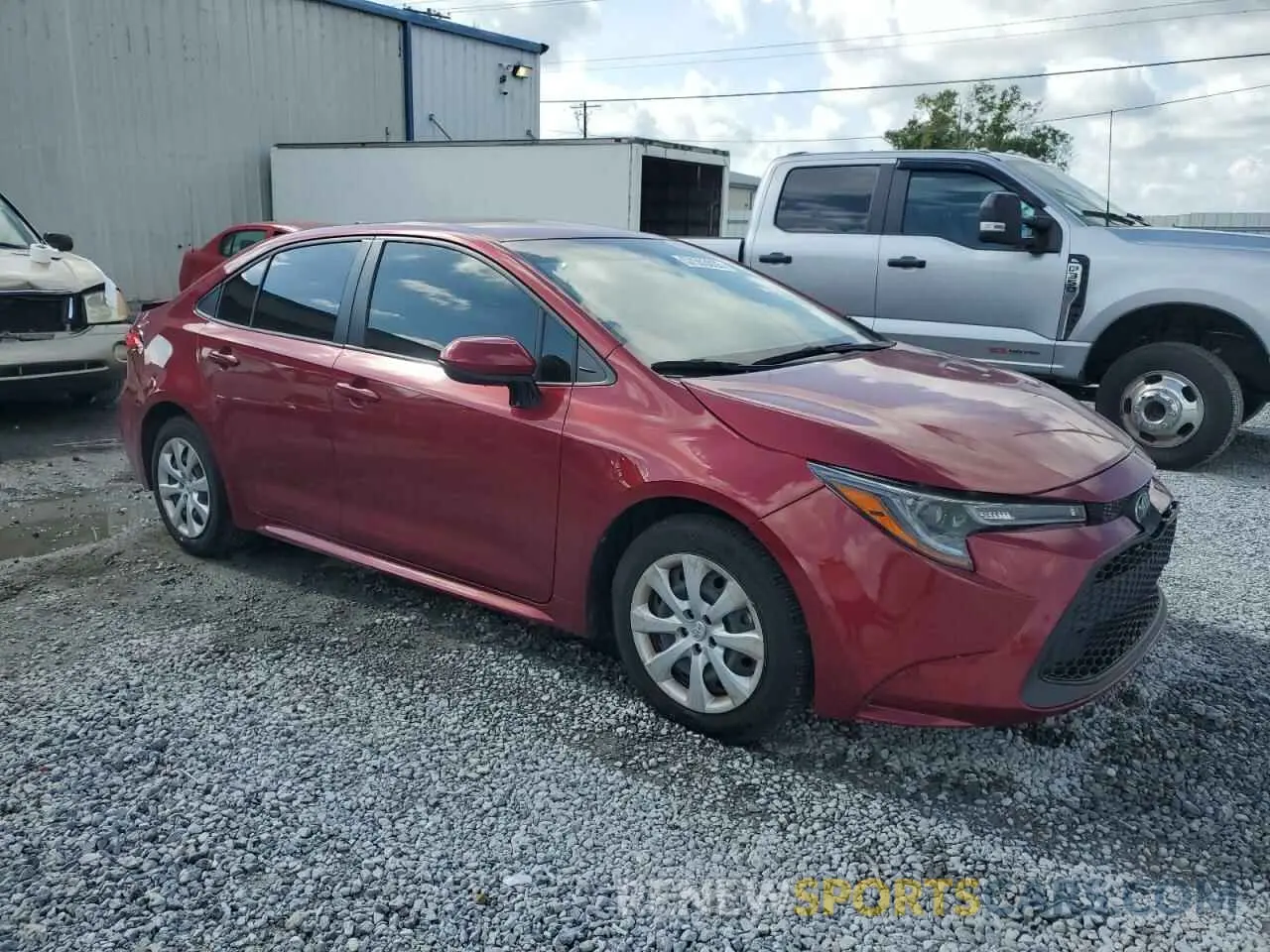 4 Photograph of a damaged car JTDEPMAE8NJ230194 TOYOTA COROLLA 2022
