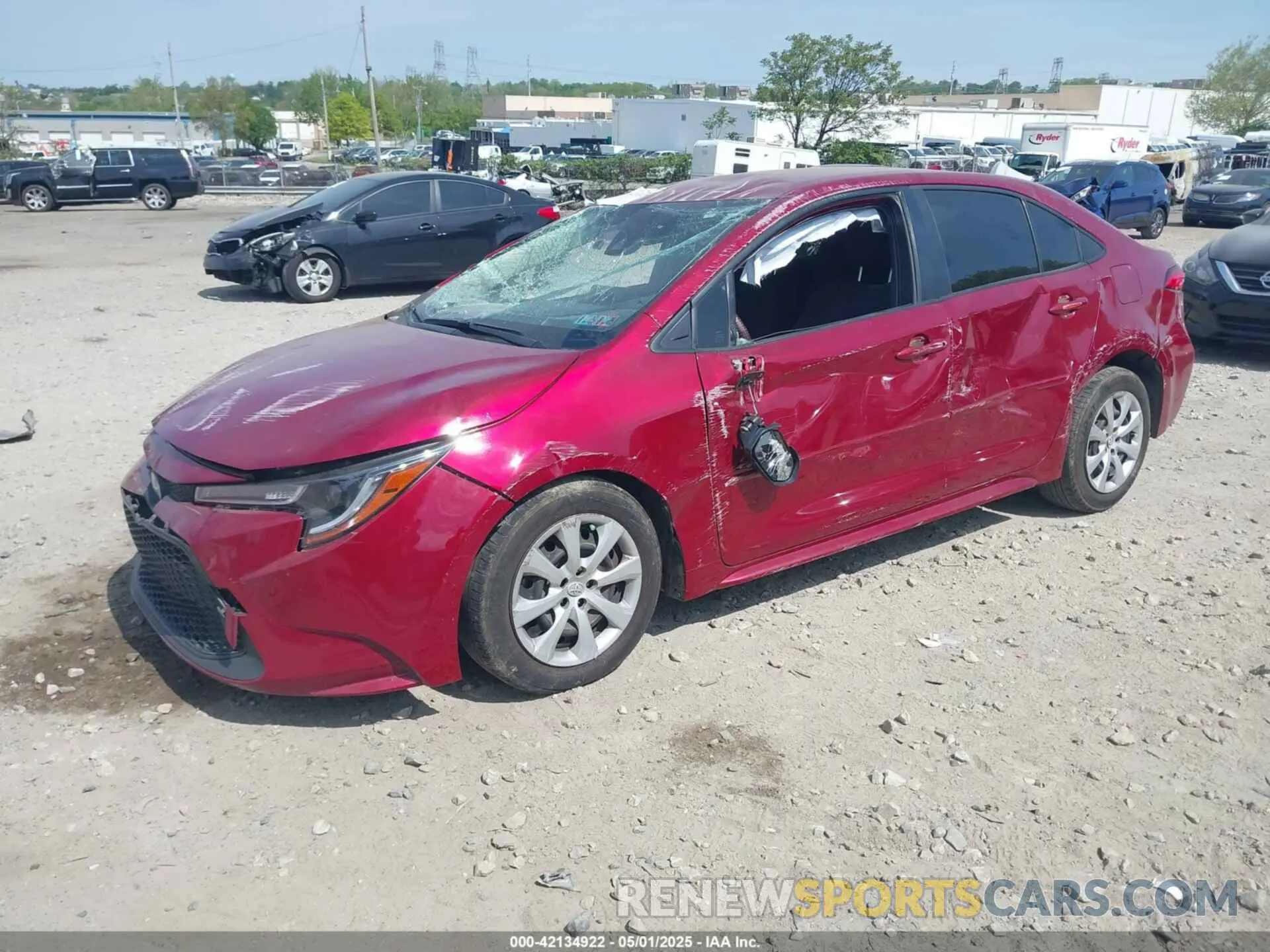2 Photograph of a damaged car JTDEPMAE8NJ230292 TOYOTA COROLLA 2022