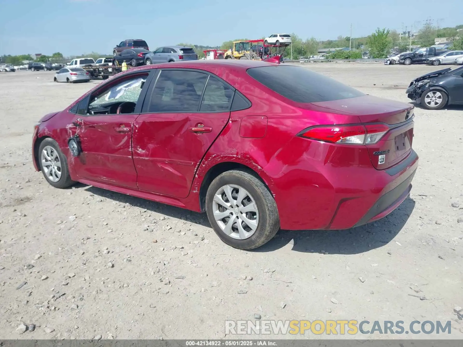 3 Photograph of a damaged car JTDEPMAE8NJ230292 TOYOTA COROLLA 2022