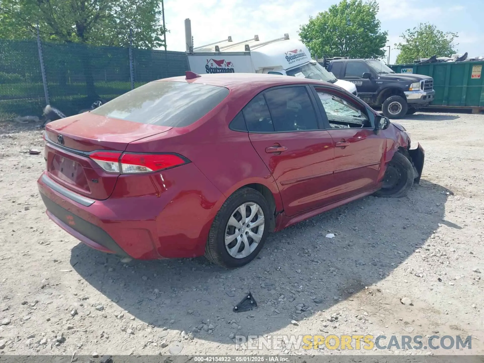 4 Photograph of a damaged car JTDEPMAE8NJ230292 TOYOTA COROLLA 2022
