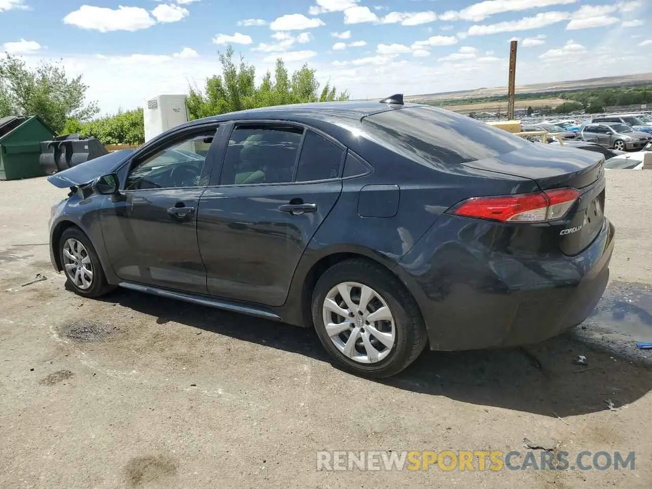 2 Photograph of a damaged car JTDEPMAE8NJ231099 TOYOTA COROLLA 2022