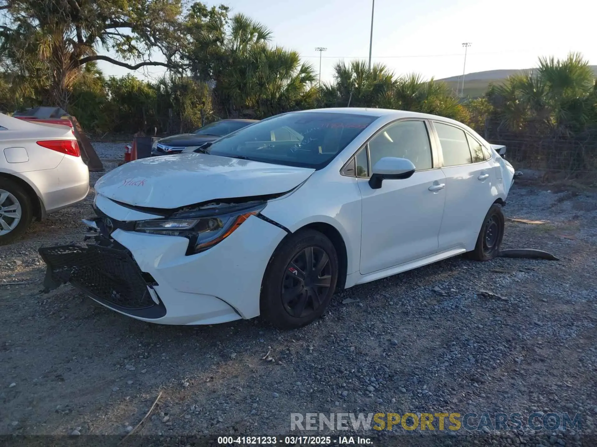 2 Photograph of a damaged car JTDEPMAE9N3002659 TOYOTA COROLLA 2022