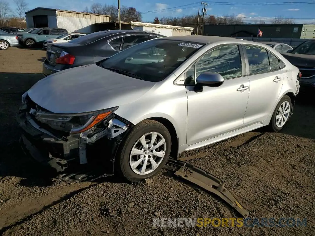 1 Photograph of a damaged car JTDEPMAE9N3021907 TOYOTA COROLLA 2022