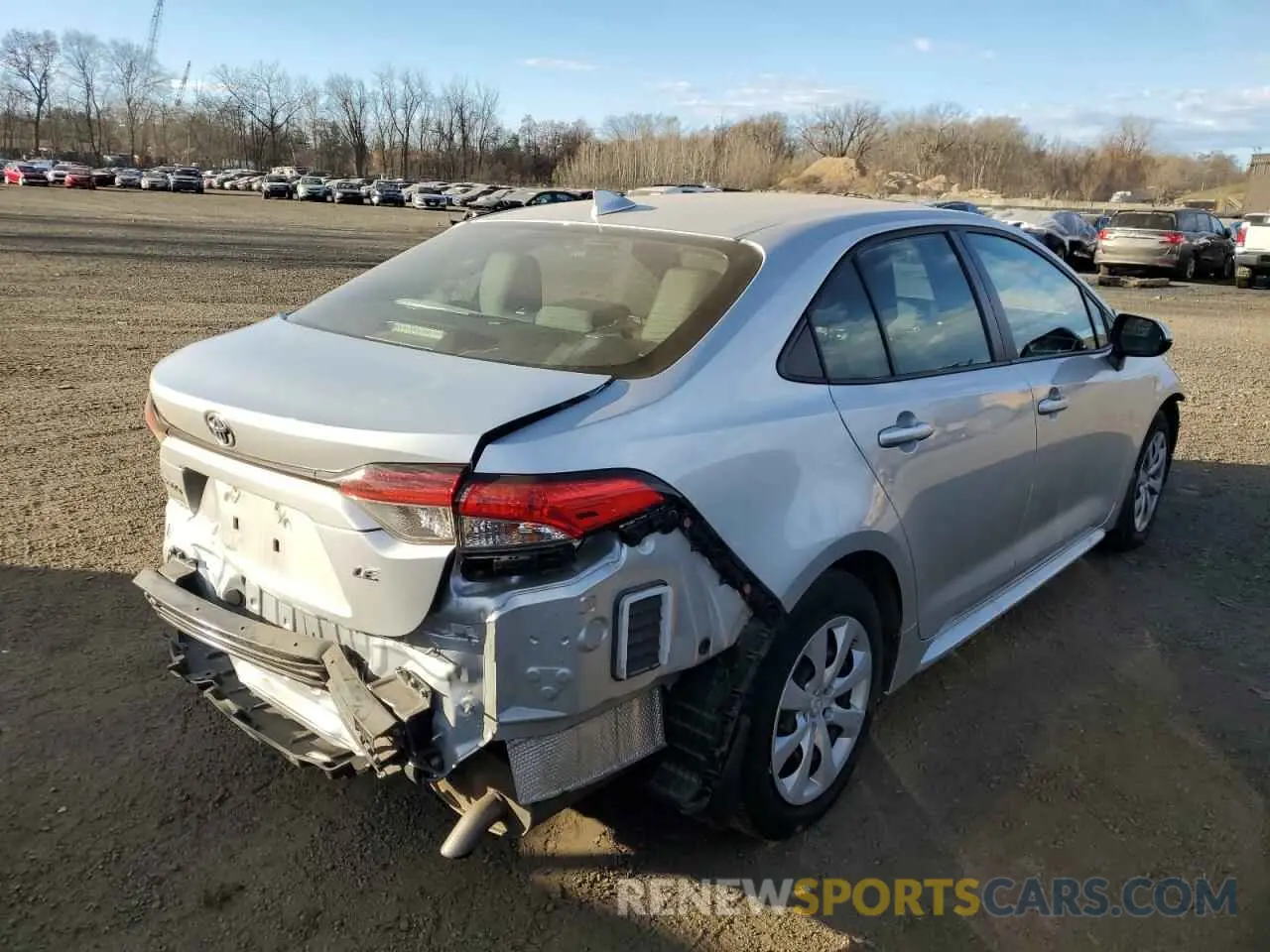 3 Photograph of a damaged car JTDEPMAE9N3021907 TOYOTA COROLLA 2022