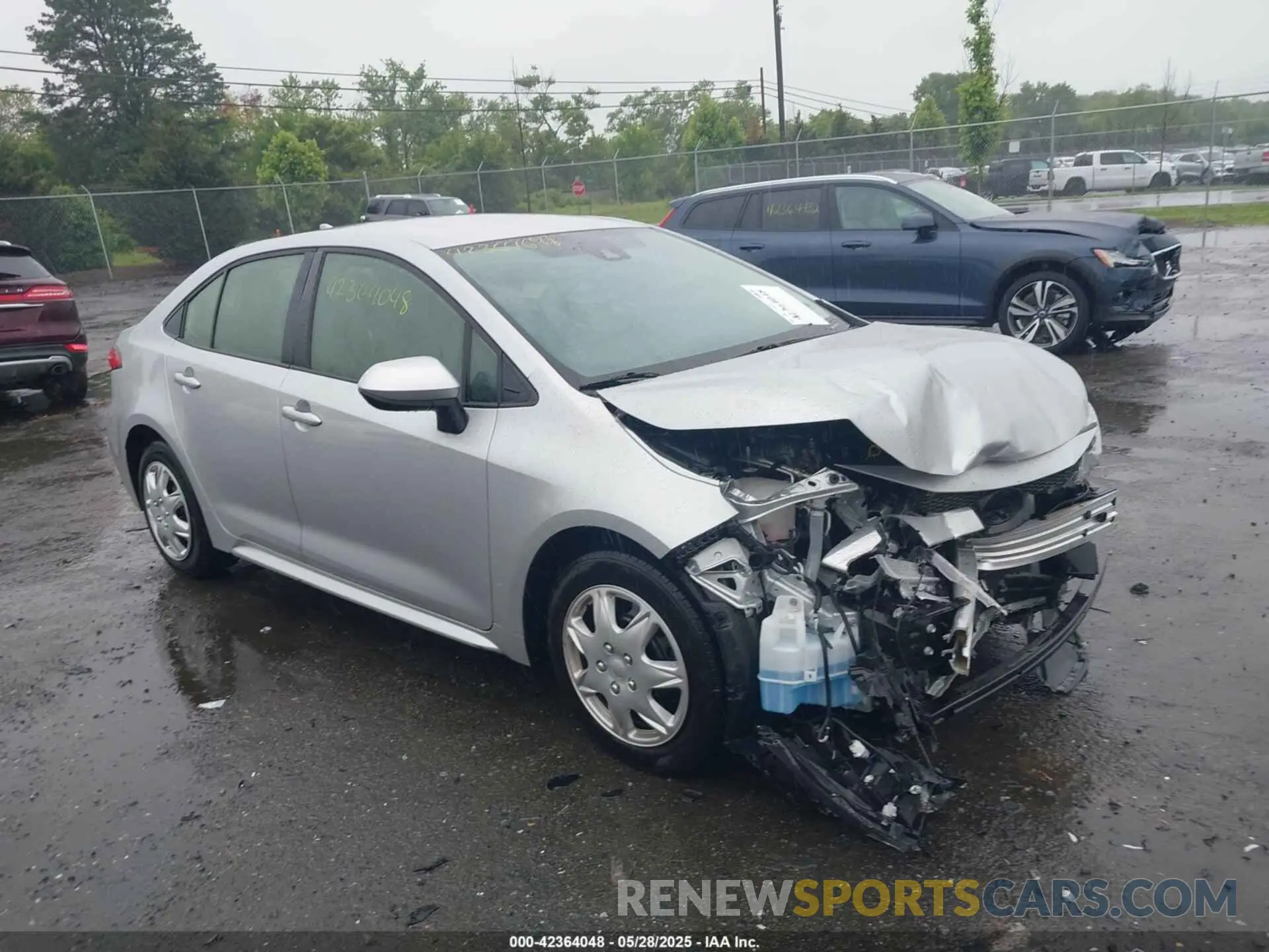 1 Photograph of a damaged car JTDEPMAE9N3025441 TOYOTA COROLLA 2022