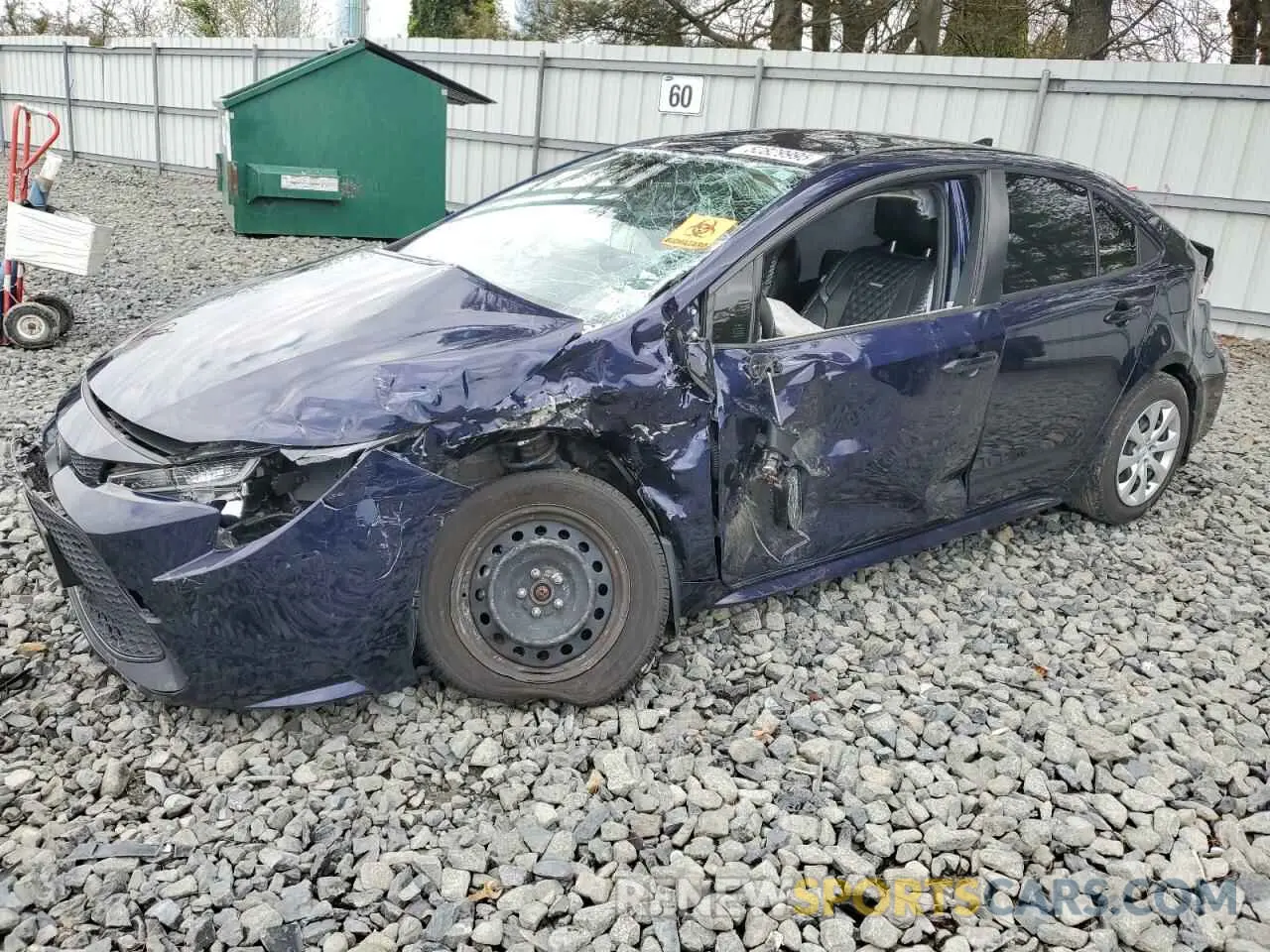 1 Photograph of a damaged car JTDEPMAE9NJ190370 TOYOTA COROLLA 2022