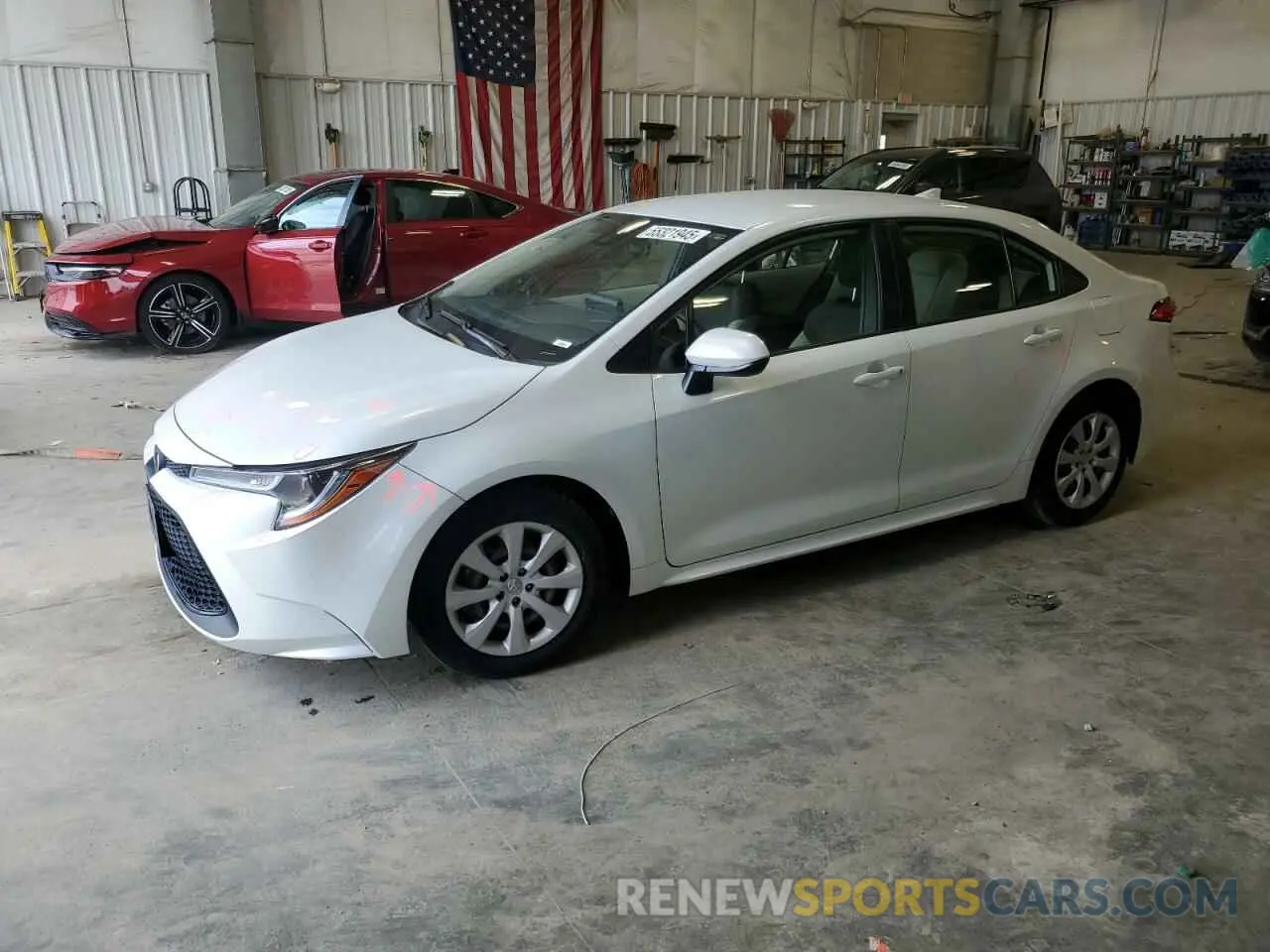 1 Photograph of a damaged car JTDEPMAE9NJ191180 TOYOTA COROLLA 2022