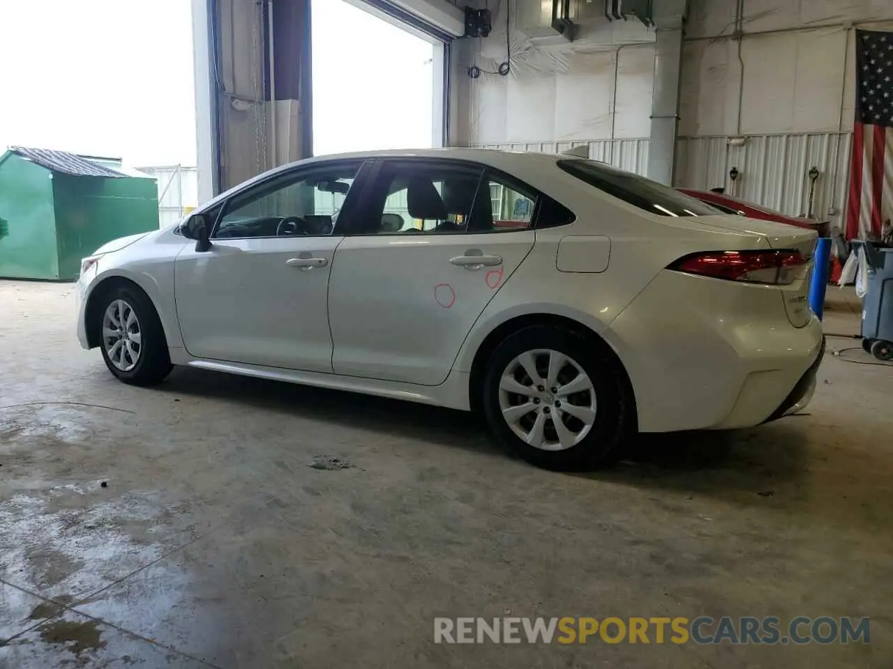 2 Photograph of a damaged car JTDEPMAE9NJ191180 TOYOTA COROLLA 2022