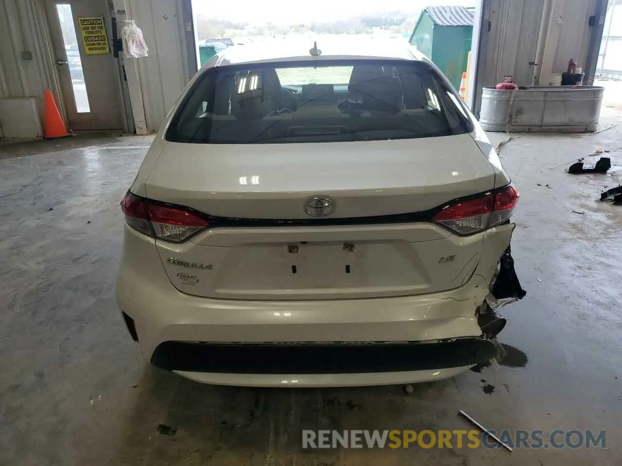 6 Photograph of a damaged car JTDEPMAE9NJ191180 TOYOTA COROLLA 2022