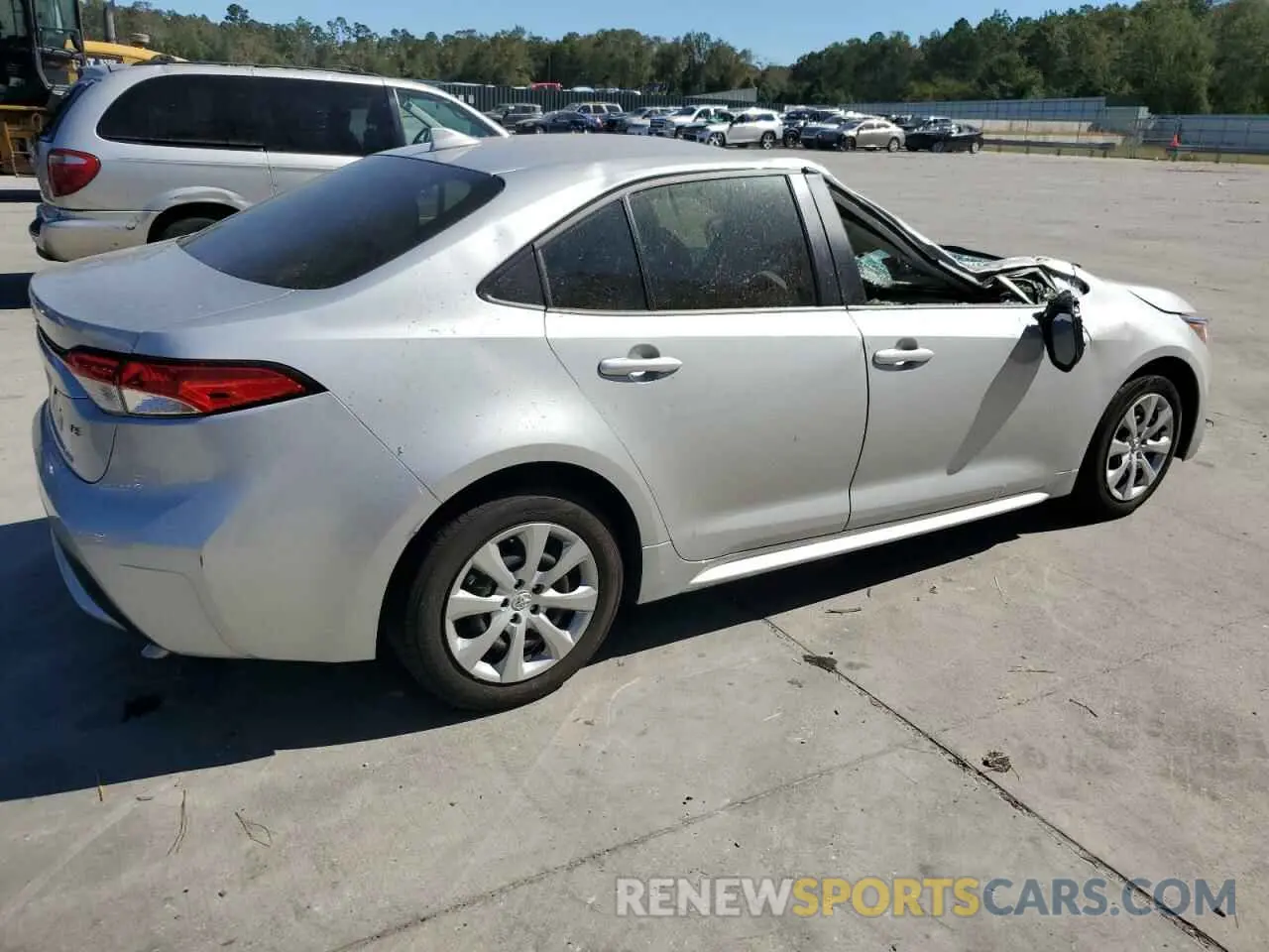 3 Photograph of a damaged car JTDEPMAE9NJ191728 TOYOTA COROLLA 2022